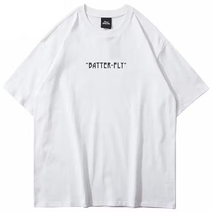 Japanese Brand Butterfly Graphic White T Shirt Size US L / EU 52-54 / 3 - 2 Thumbnail