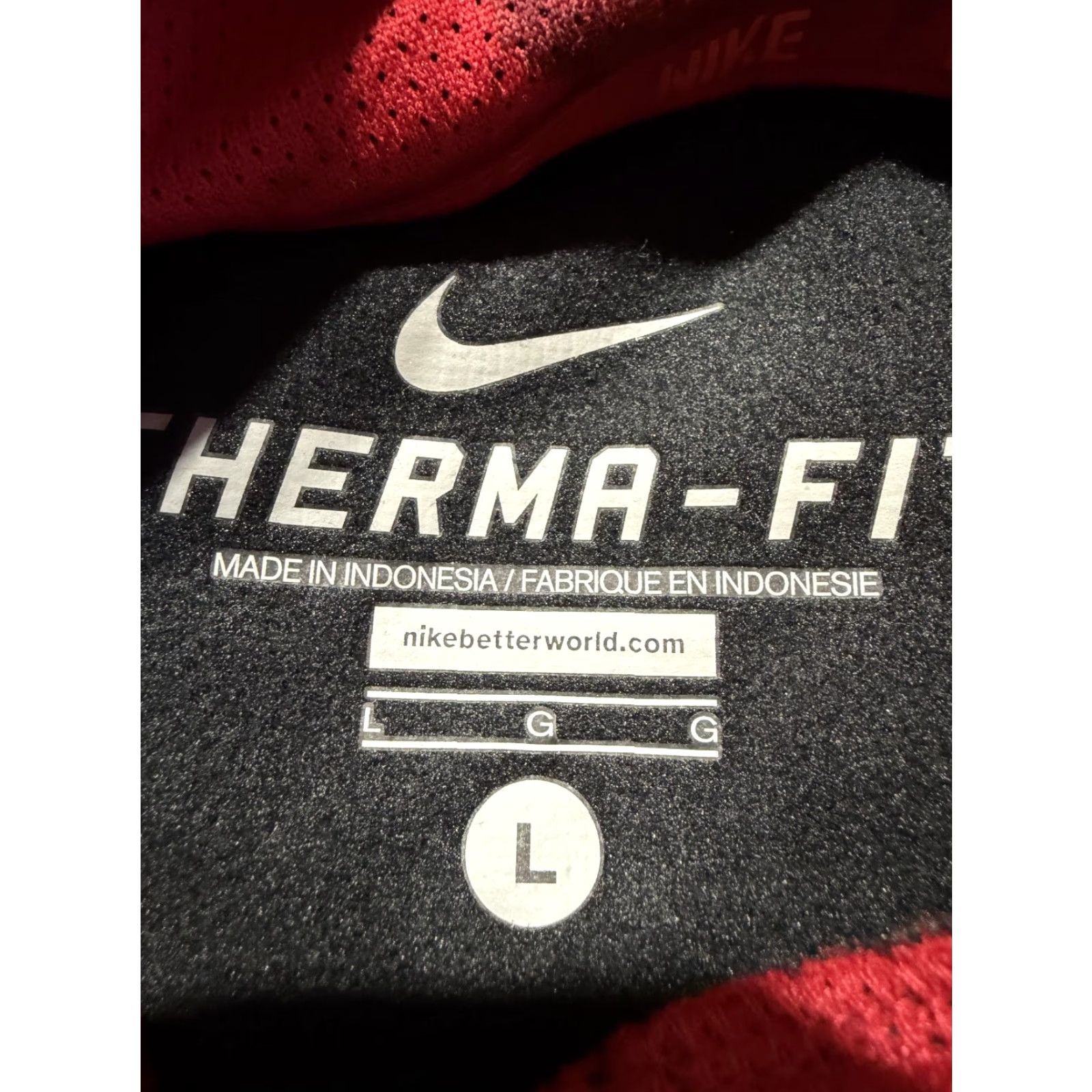 Nike Nike Mens Hoodie Pullover Sweatshirt L Red Black Dri Fit Lot Of 2 Size US L / EU 52-54 / 3 - 3 Thumbnail