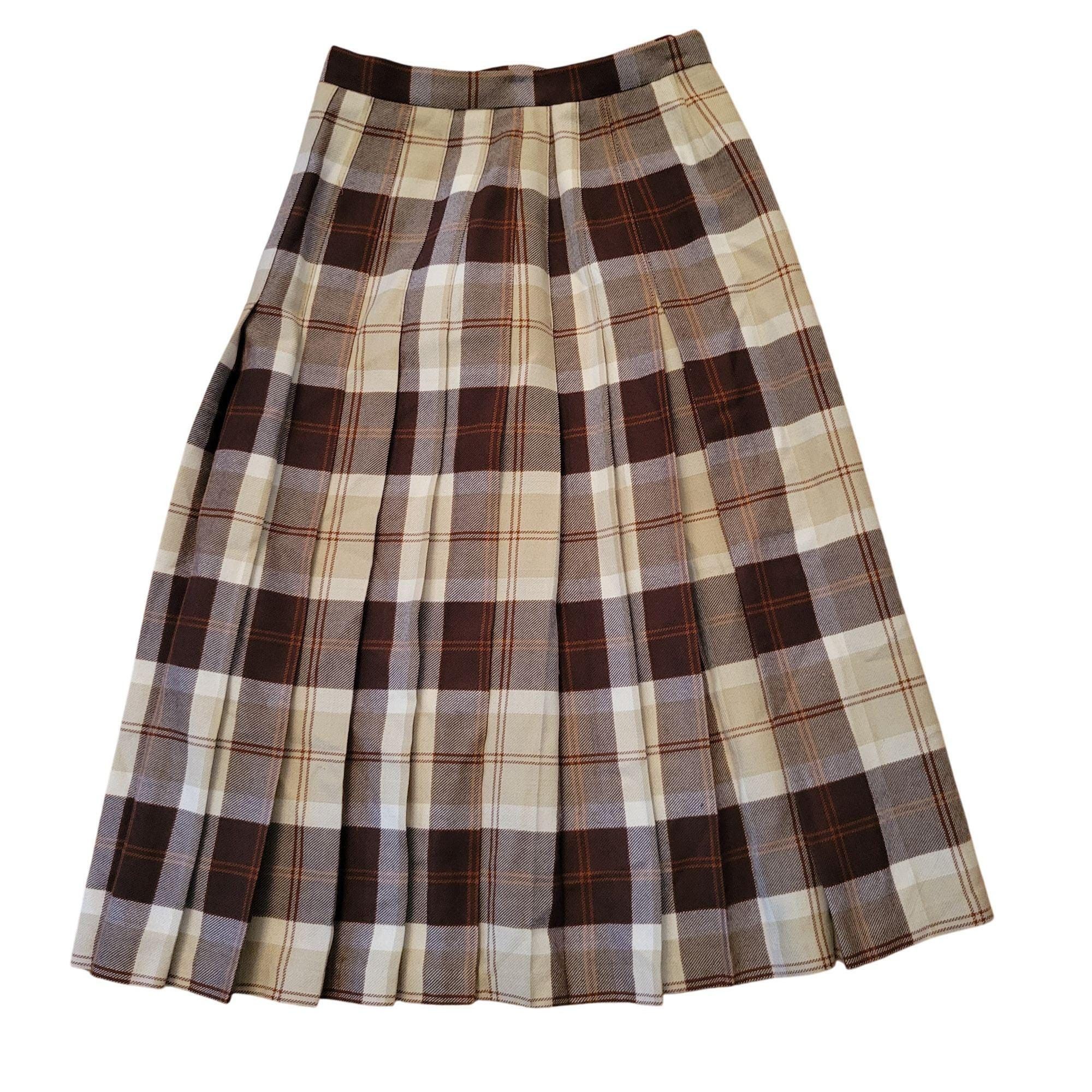 Other Lochcarron Scotland Tartan Plaid Wool Kilt Wrap Skirt 24" Size 32" / US 10 / IT 46 - 4 Thumbnail