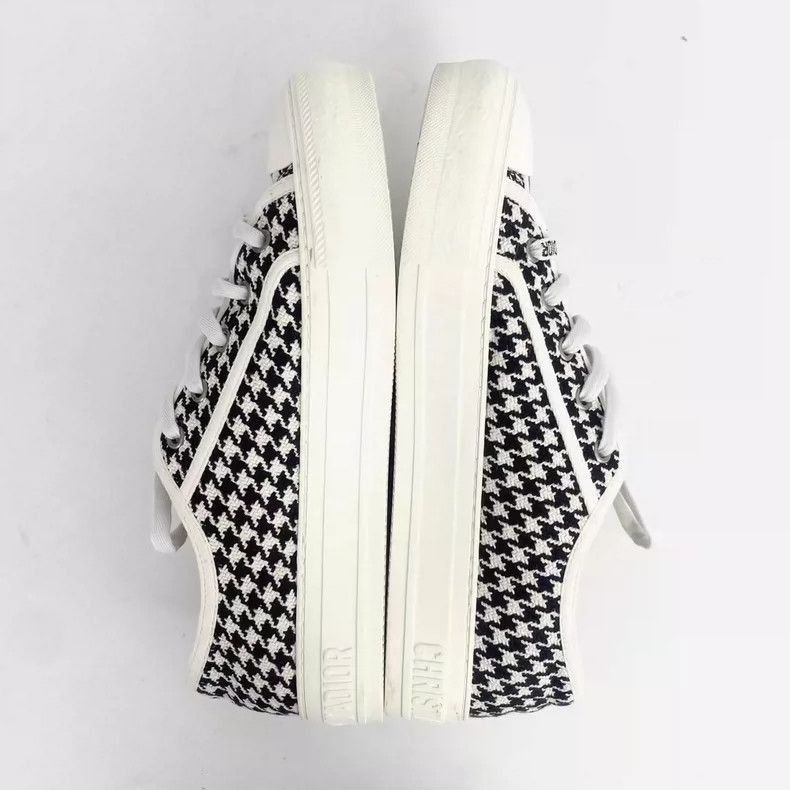 Dior Dior Houndstooth Print Sneakers Size 37-2506 Size US 6.5 / EU 39-40 - 4 Thumbnail