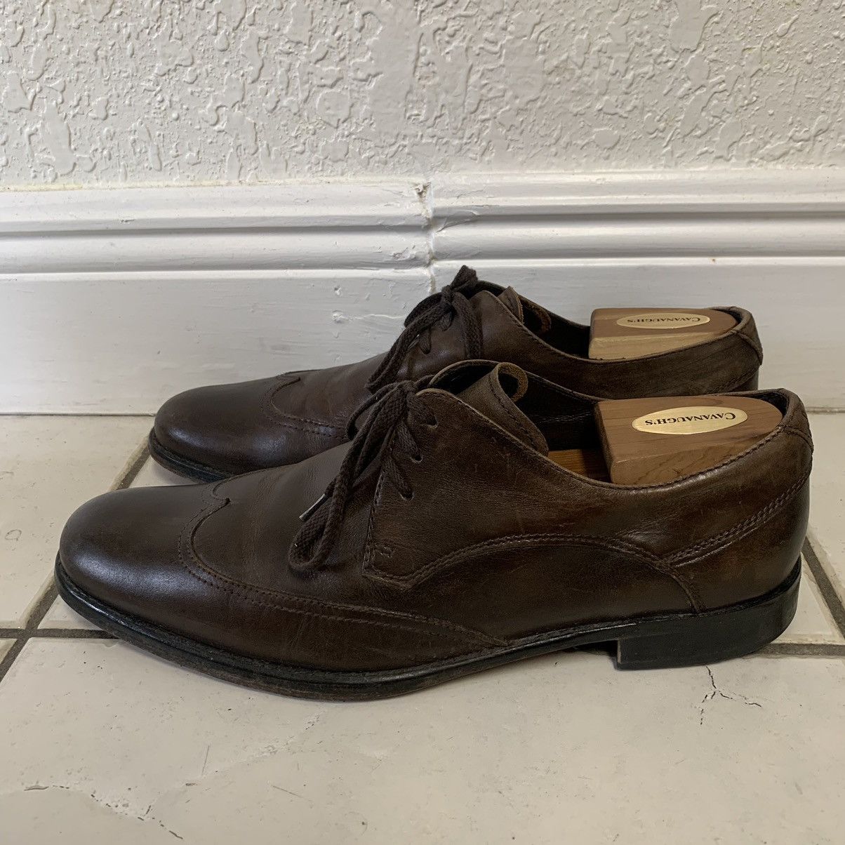 John Varvatos John Varvatos Brown Leather Shoes Size 9.5 Size US 9.5 / EU 42-43 - 4 Thumbnail