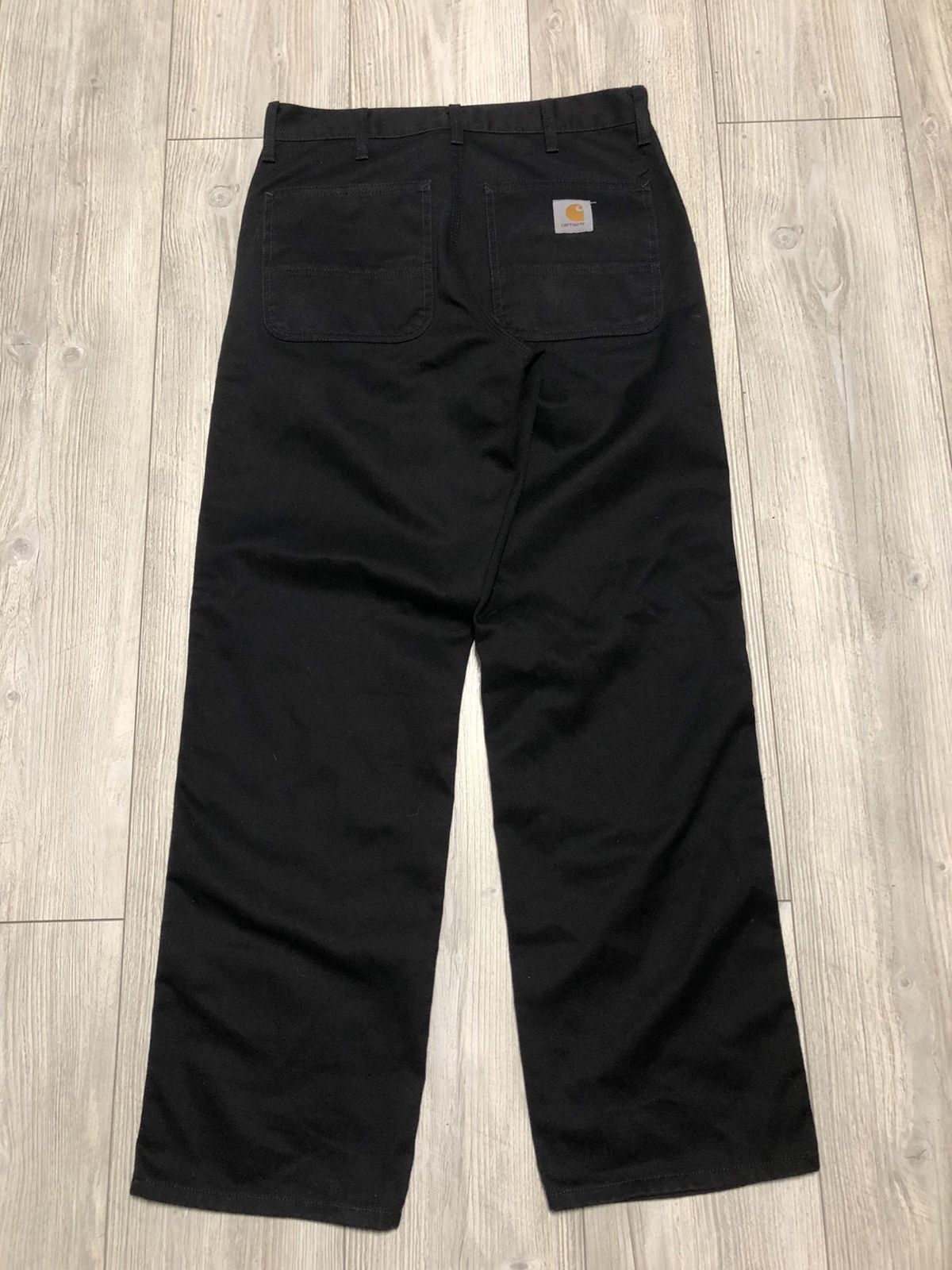 Carhartt Vintage Carhartt Simple Black Pants Y2K Size US 31 - 1 Thumbnail