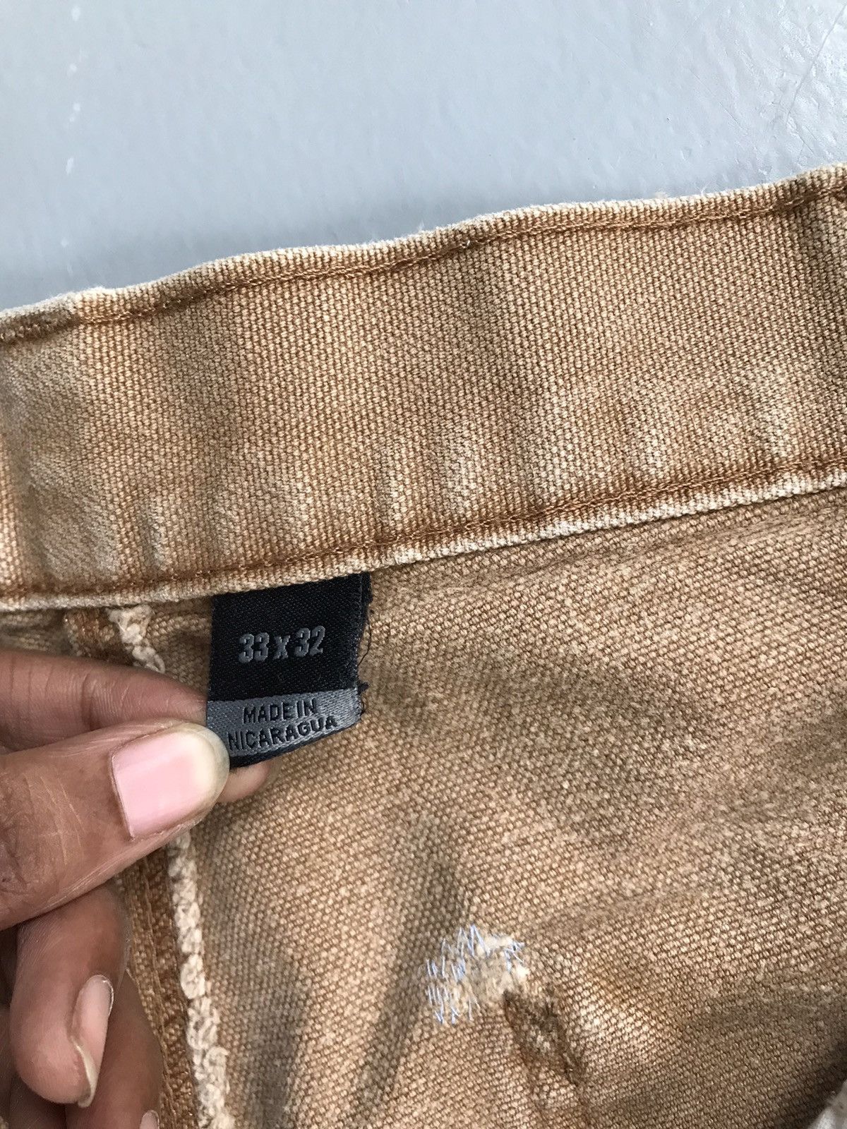 Carhartt Vintage Carhartt B11 BRN carpenter workwear denim Size US 34 / EU 50 - 10 Thumbnail