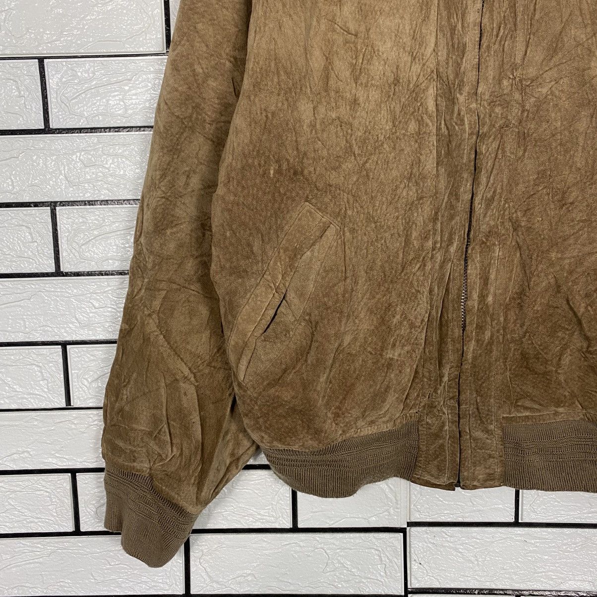 Japanese Brand 📌Vintage Genuine Leather Jacket Comme Ca Ism Big Logo Size US M / EU 48-50 / 2 - 6 Thumbnail