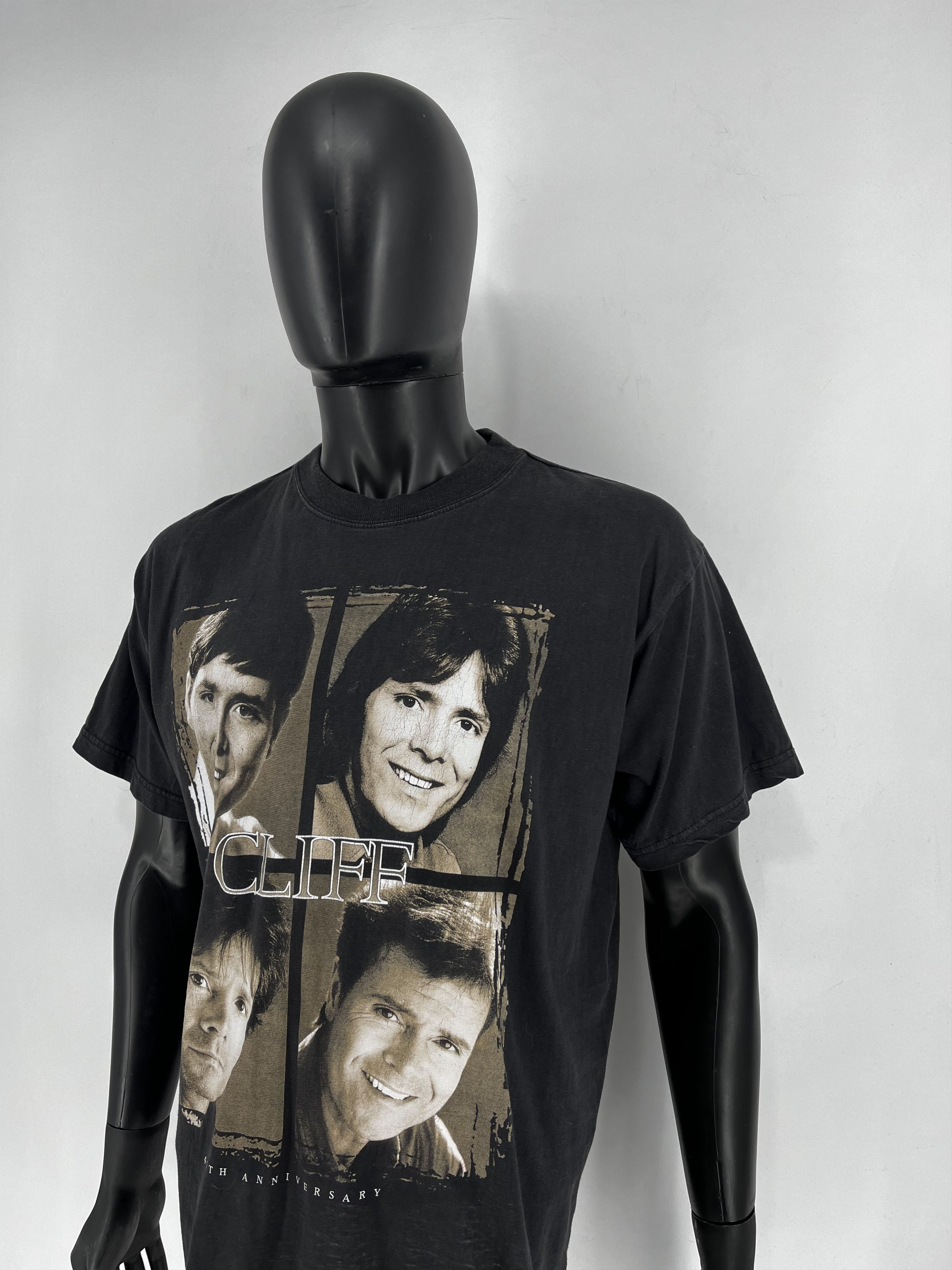 Band Tees × Vintage Vintage Cliff Richard T Shirt Australia NZ Anniversary 1998 Size US L / EU 52-54 / 3 - 4 Thumbnail