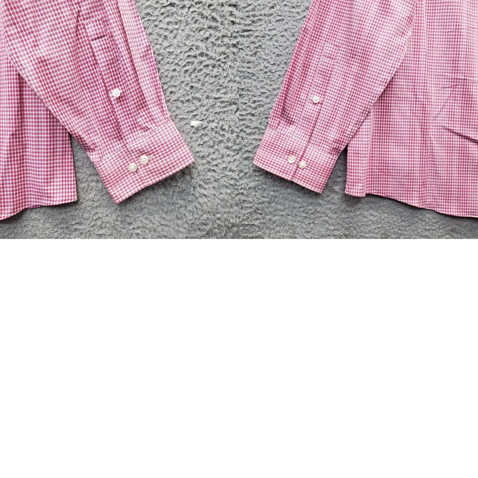 Michael Kors Michael Kors Dress Shirt Mens 18 Multi Checkered Regular Fit Non Iron Button Down XS Size 48R - 8 Thumbnail