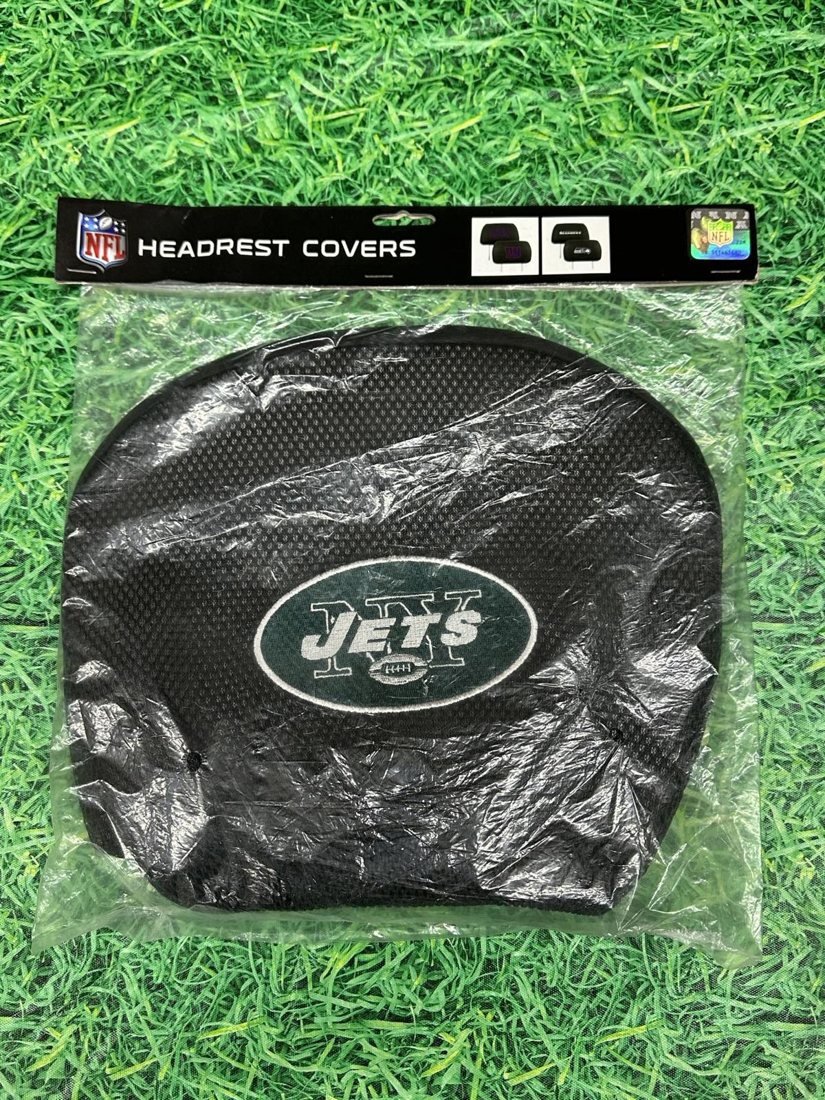 NFL New York Jets NFL HEAD REST COVERS NEW Size ONE SIZE - 1 Thumbnail