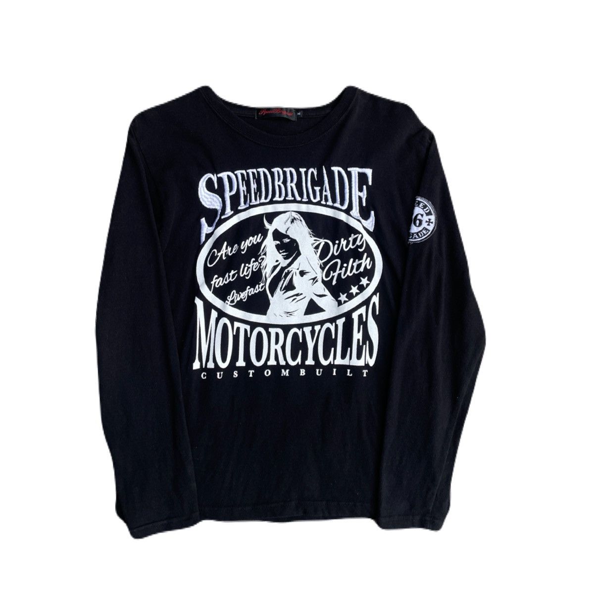 If Six Was Nine 2000s Japanese archive Demon girl Long Sleeve Tee Vkei Y2K Size US S / EU 44-46 / 1 - 2 Thumbnail