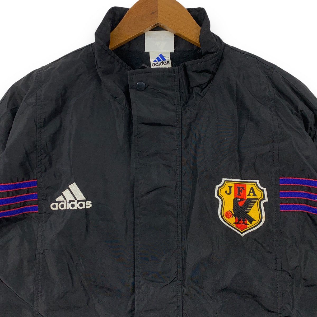 Adidas Vintage 90’ ADIDAS JAPAN NATIONAL TEAM JFA Track Jacket Size US XL / EU 56 / 4 - 3 Thumbnail