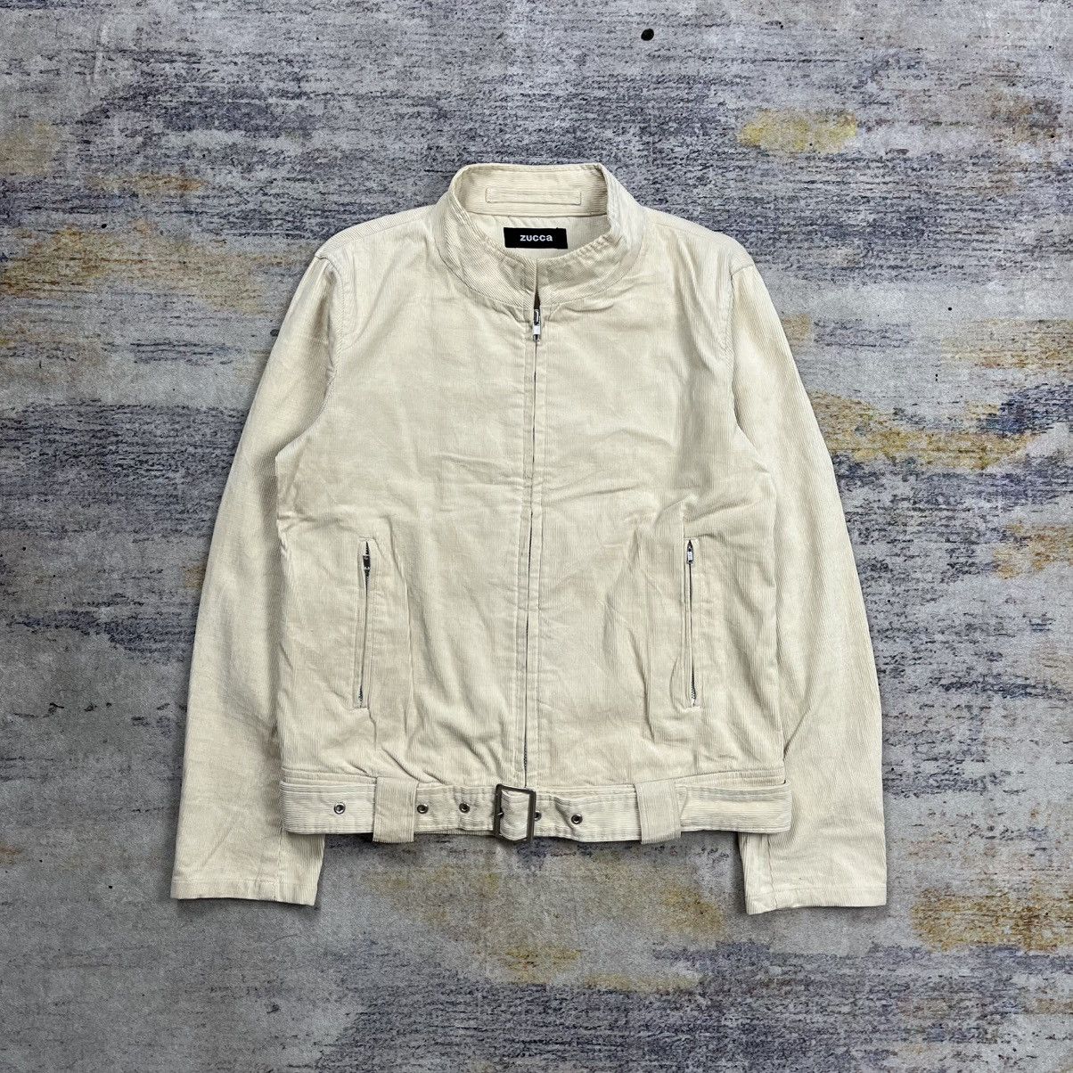 Zucca Zucca bikers corduroy jacket Size L / US 10 / IT 46 - 1 Thumbnail