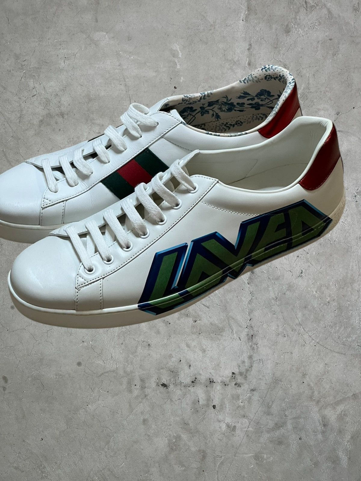 Gucci Gucci Mismatch Leather Sneakers Size US 12 / EU 45 - 5 Thumbnail