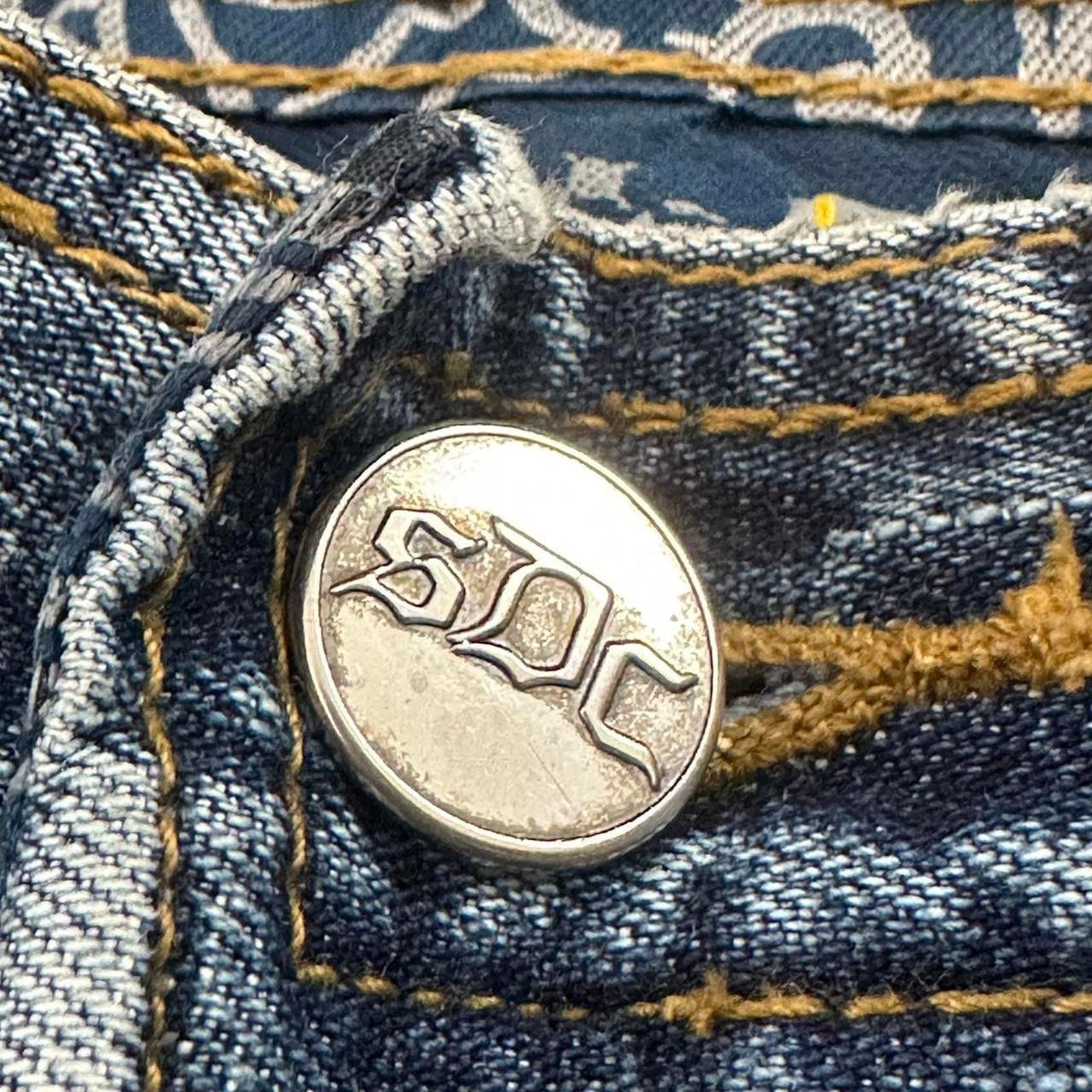 Snoop Dogg RARE Vintage 90s Snoop Dogg Jean Shorts Hip Hop Baggy 36 Size US 36 / EU 52 - 5 Thumbnail