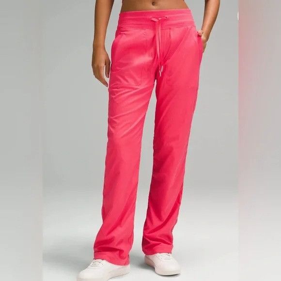 Lululemon Dance Studio Mid-Rise Pant Regular Colour Glaze Pink Sz 4 Size 25" / US 0 / IT 36 - 1 Thumbnail