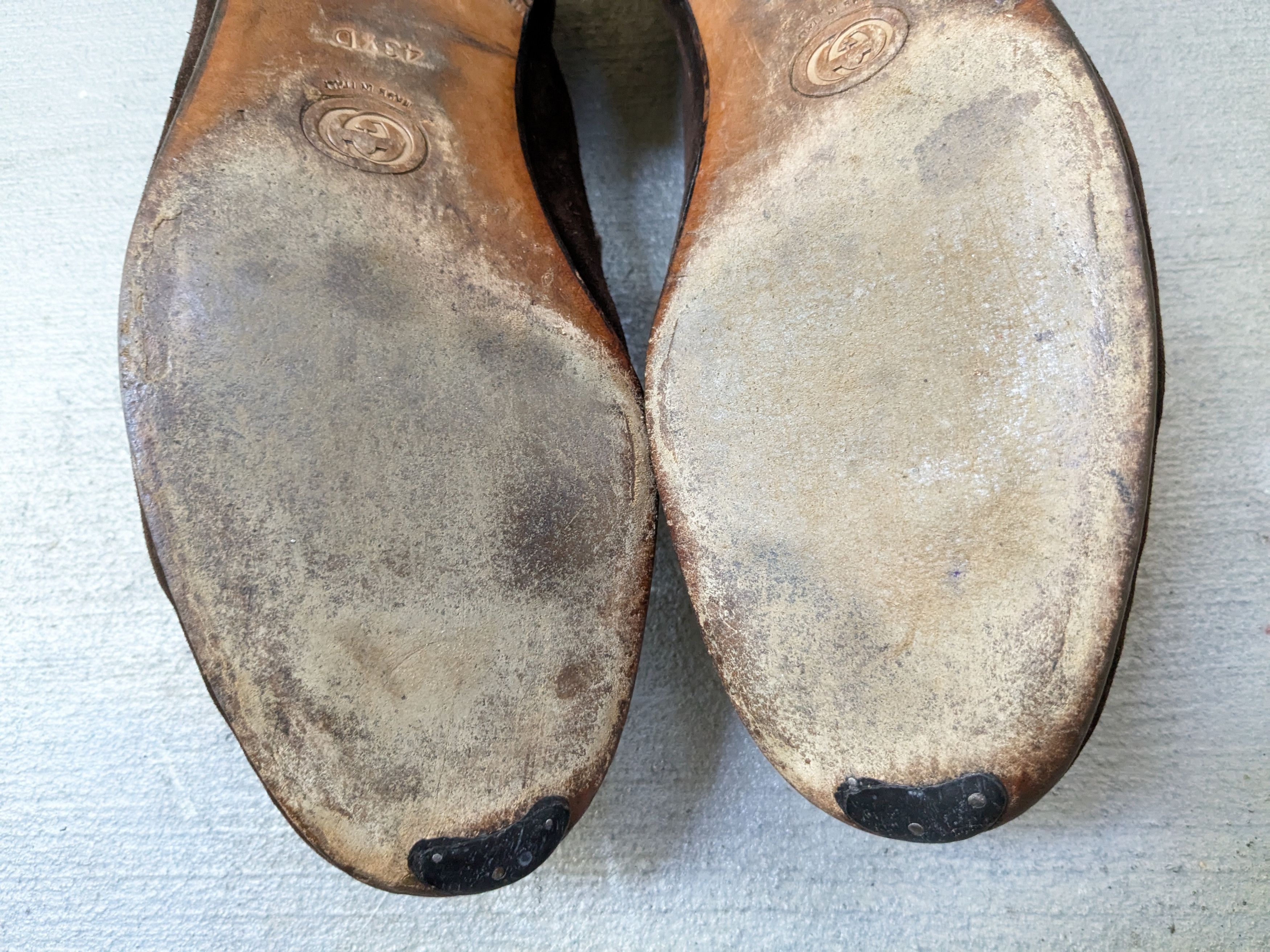 Gucci × Tom Ford Gucci Horsebit Loafers Brown Suede 10 Leather Italy Slip On Size US 10 / EU 43 - 13 Thumbnail