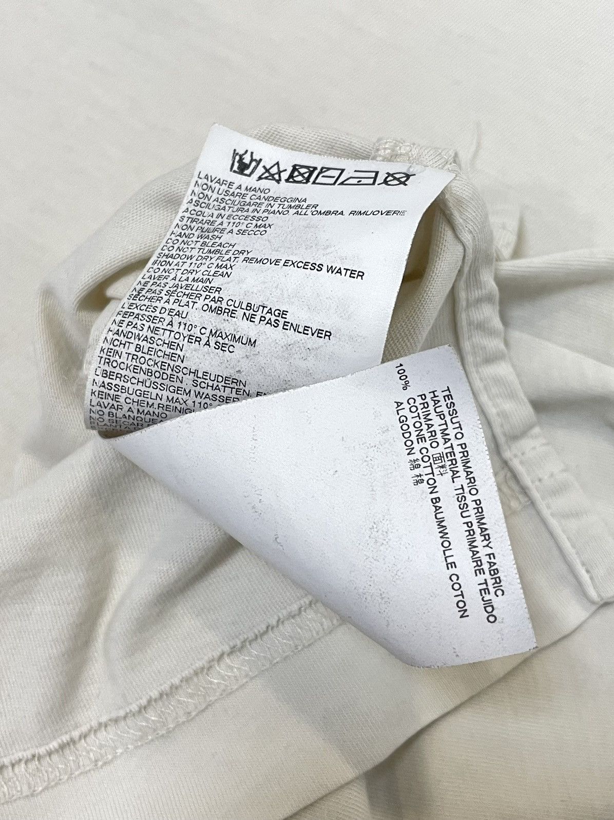 Vivienne Westwood Vivienne Westwood Organic Cotton T-Shirt – Size L – Cream Size US L / EU 52-54 / 3 - 14 Thumbnail