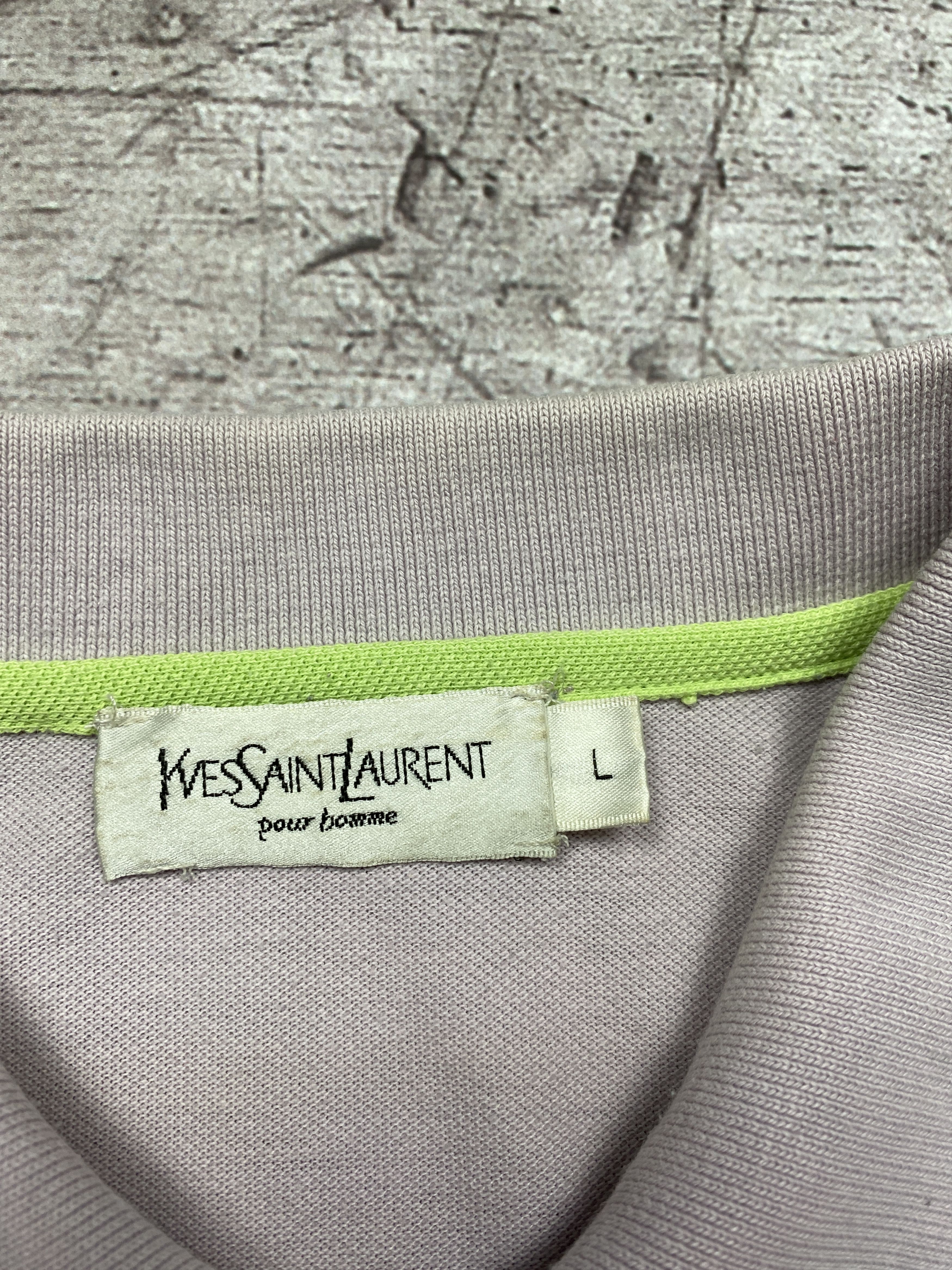 Yves Saint Laurent Yves Saint Laurent YSL Vintage Mens Polo Shirt Size US L / EU 52-54 / 3 - 4 Thumbnail