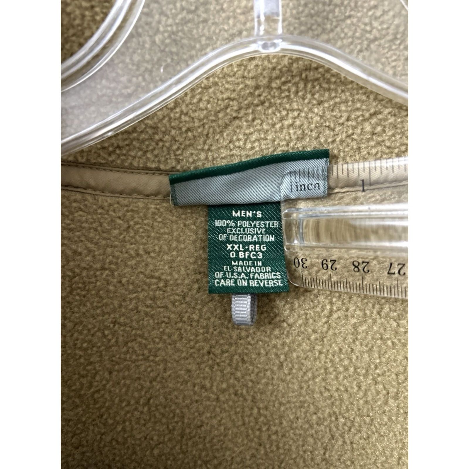 Vintage LL Bean Polartec Fleece Pullover Mens 2XL Tan Khaki Snap T Sweater Jacket 0BFC3 Size US XXL / EU 58 / 5 - 6 Thumbnail
