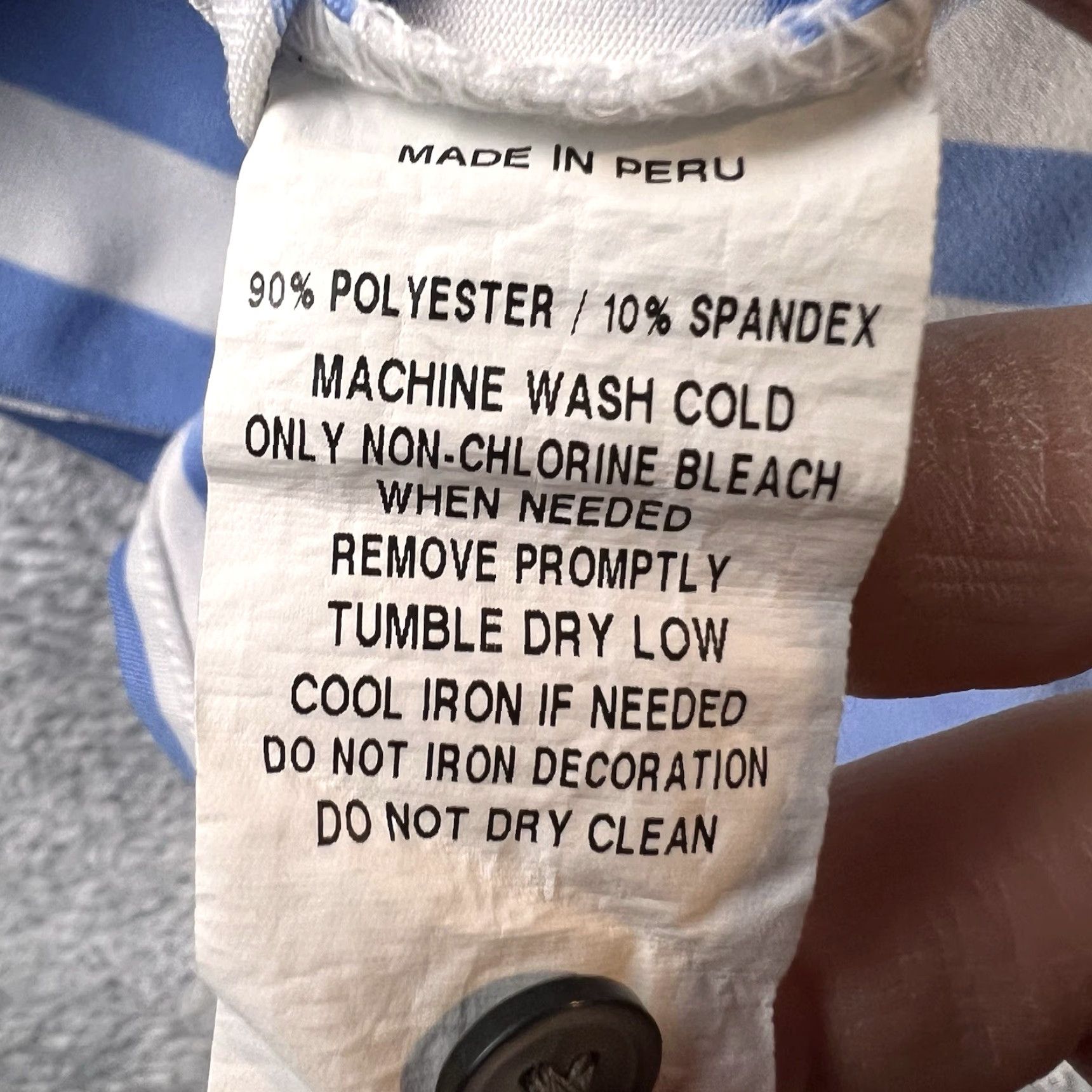 Vintage Greyson 1959 Polo Mens L Blue White Striped Preppy Golf Size US L / EU 52-54 / 3 - 6 Thumbnail