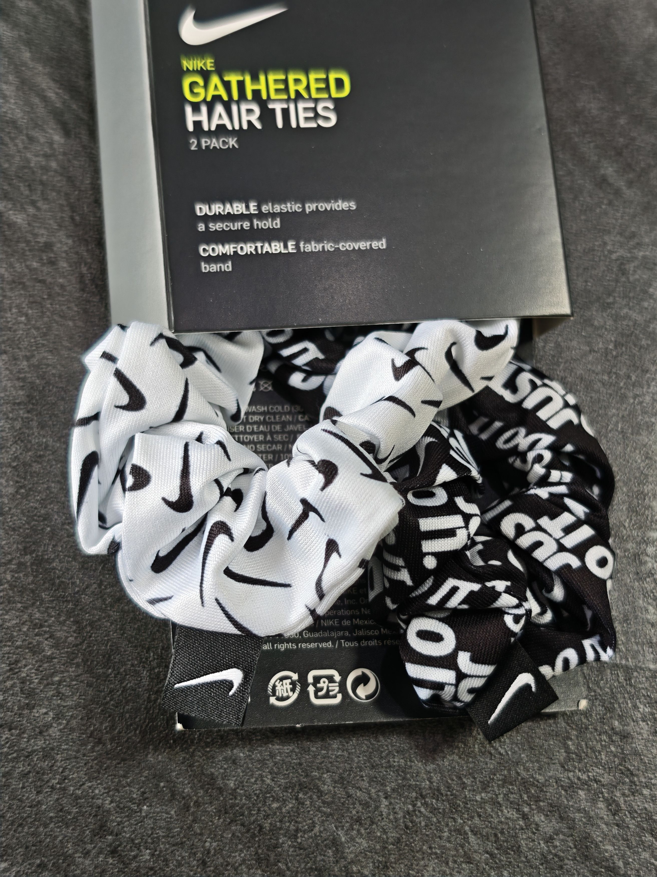 Nike Nike Hair Tie White/Black Size ONE SIZE - 2 Thumbnail