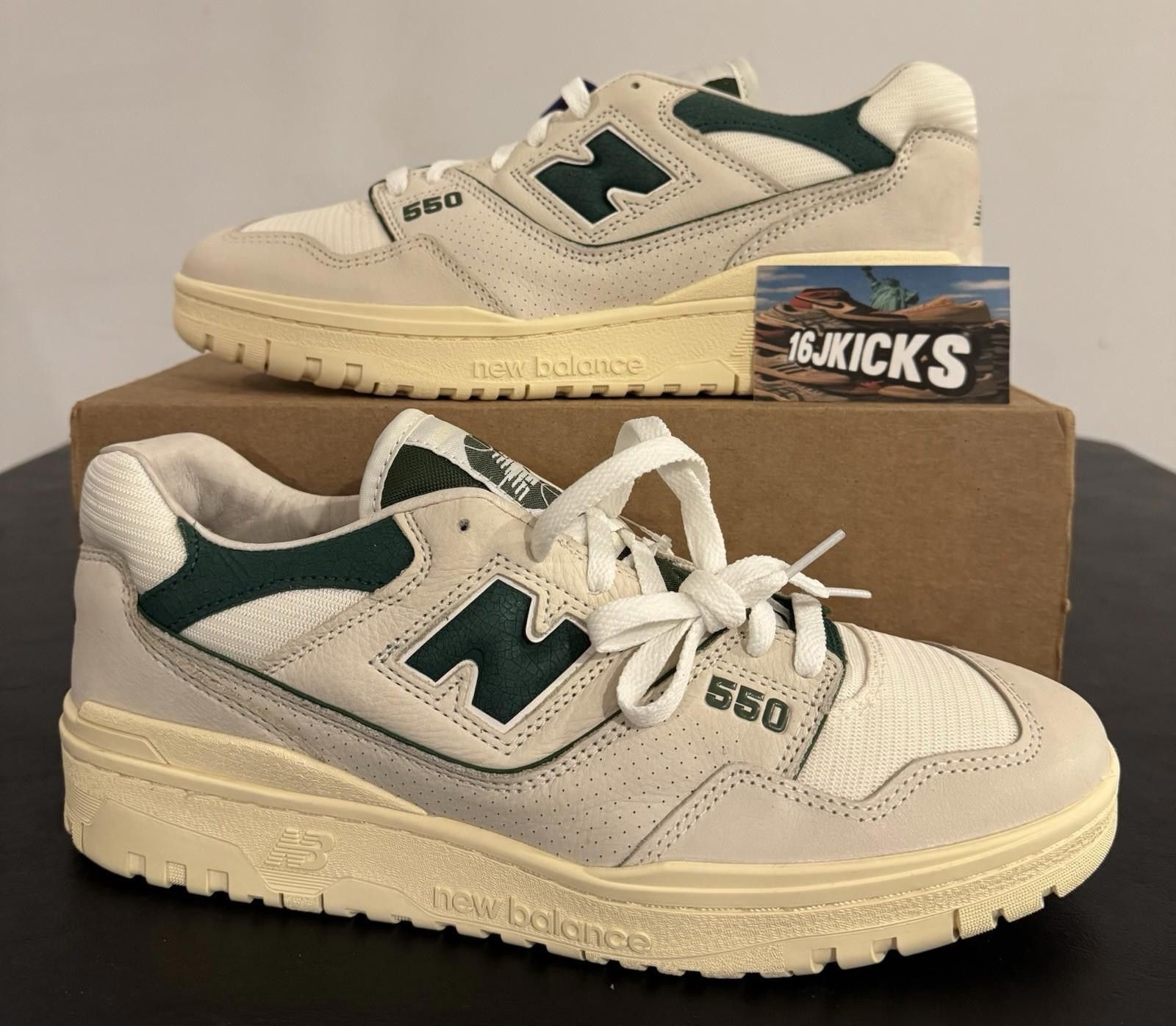 New Balance New Balance 550 Permafrost Dark Alpine Green 14 Size US 14 / EU 47 - 1 Thumbnail