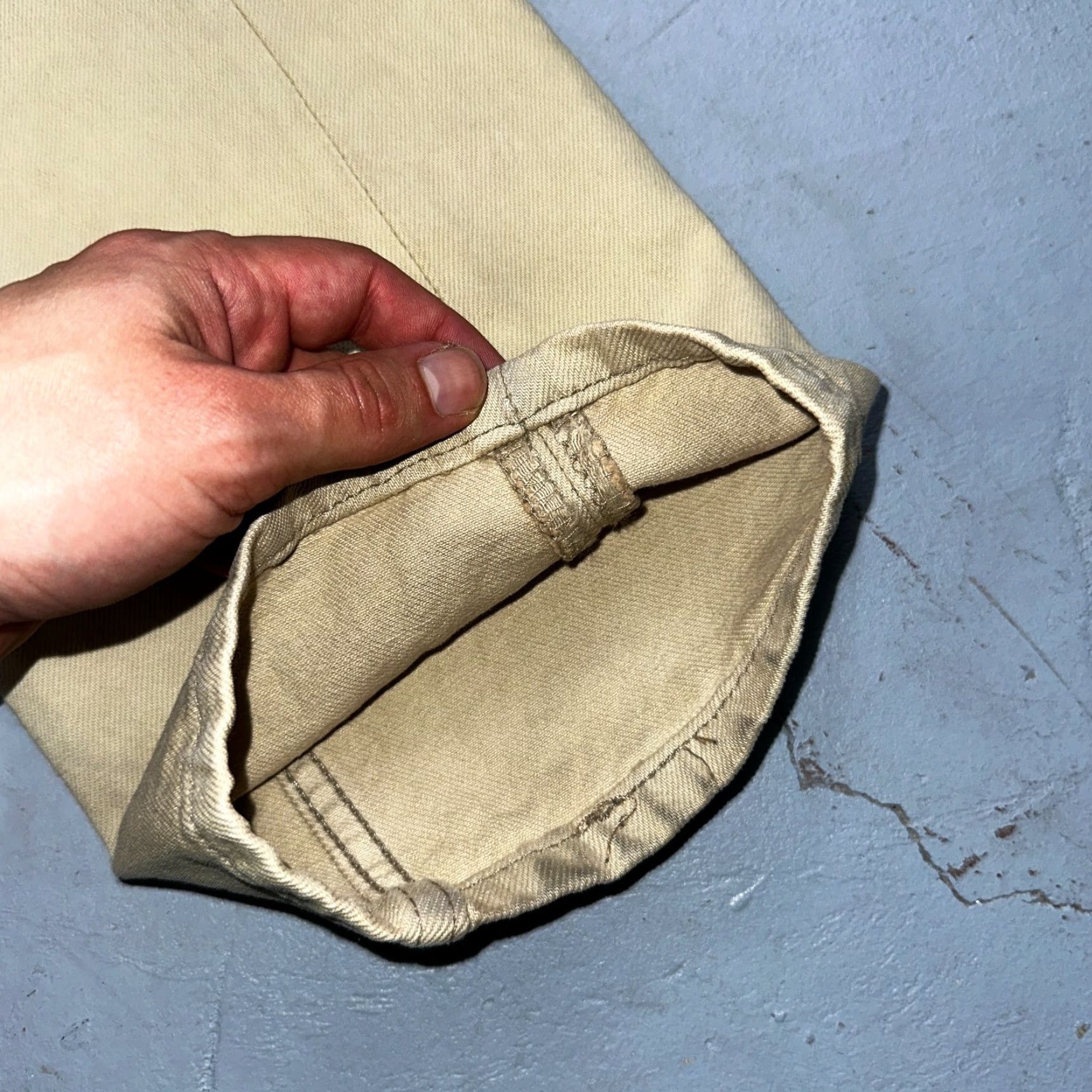 Levi's VINTAGE Levi's 501 Jeans Men Beige 90s USA Light Wash Straight Regular 31x30 31x29 Denim Cotton Button Closure Size US 31 - 4 Thumbnail