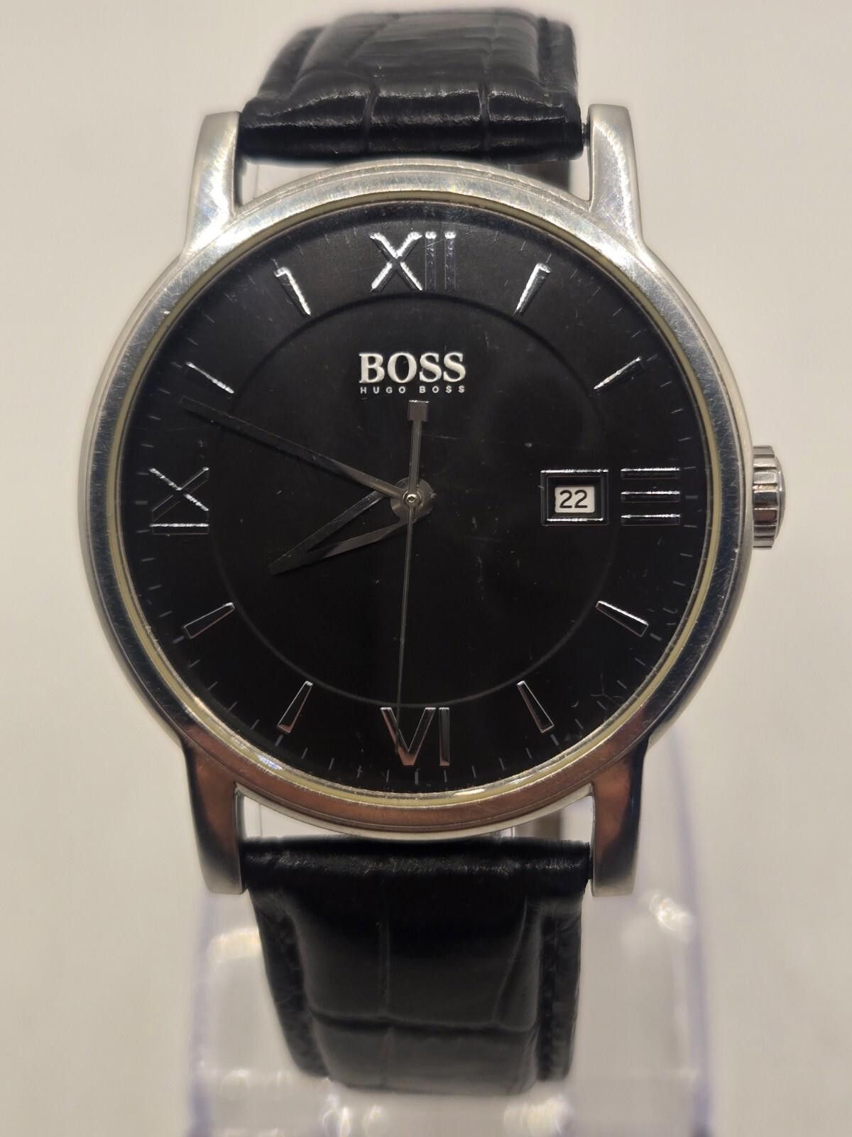 Hugo Boss Black Leather Men's Watch Hb.96.1.14.2220