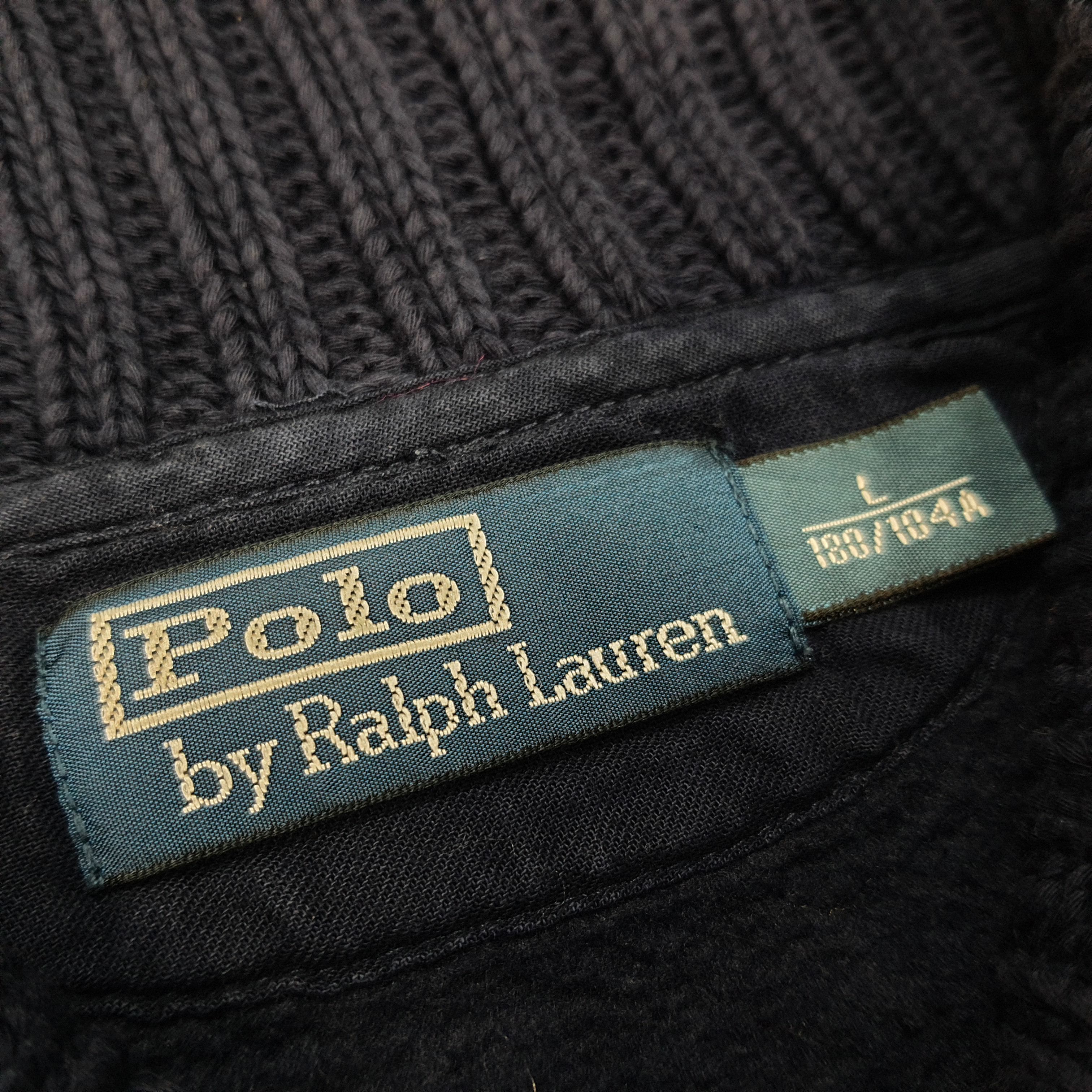 Polo Ralph Lauren × Vintage Vintage Polo by Ralph Lauren Winter Knit Style Sweatshirt Size US L / EU 52-54 / 3 - 5 Thumbnail