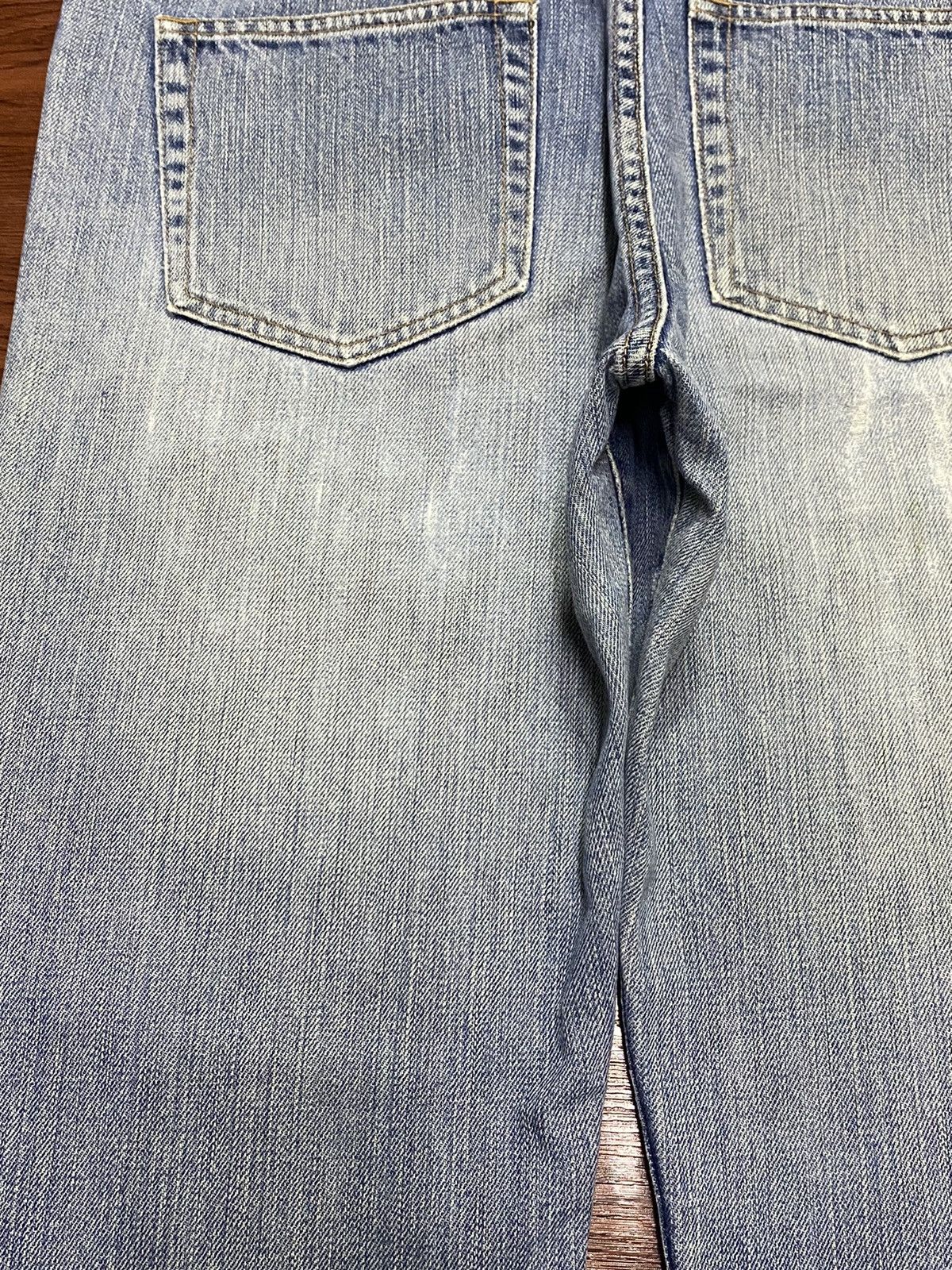 Gap Vintage Gap 1969 Denim Slim Boot Distressed Wide leg Jeans Size US 33 - 9 Thumbnail