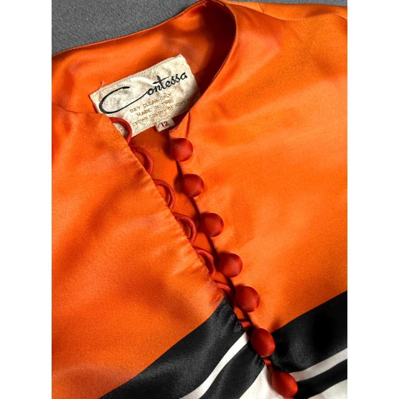 Vintage VINTAGE Contessa Orange Silk Dress Pants Womens 12 Hong Kong Set Dress Pants Contessa Orange Silk Dress Pants Womens 12 Hong Kong Size 34" / US 12 / IT 48 - 5 Thumbnail