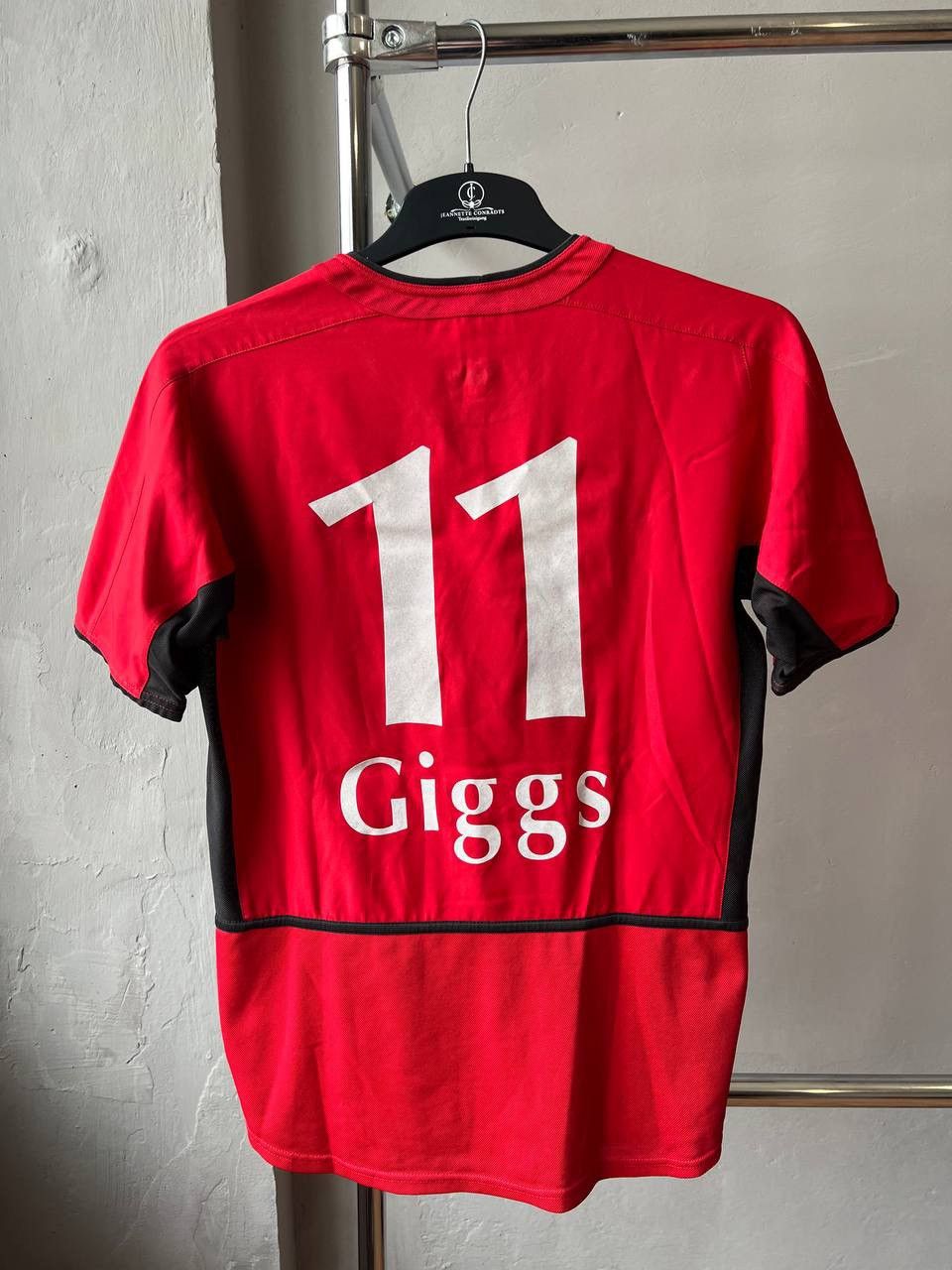 Nike 2002/04 MANCHESTER UNITED #11 GIGGS SOCCER JERSEY SHIRT XLB Size US S / EU 44-46 / 1 - 11 Thumbnail