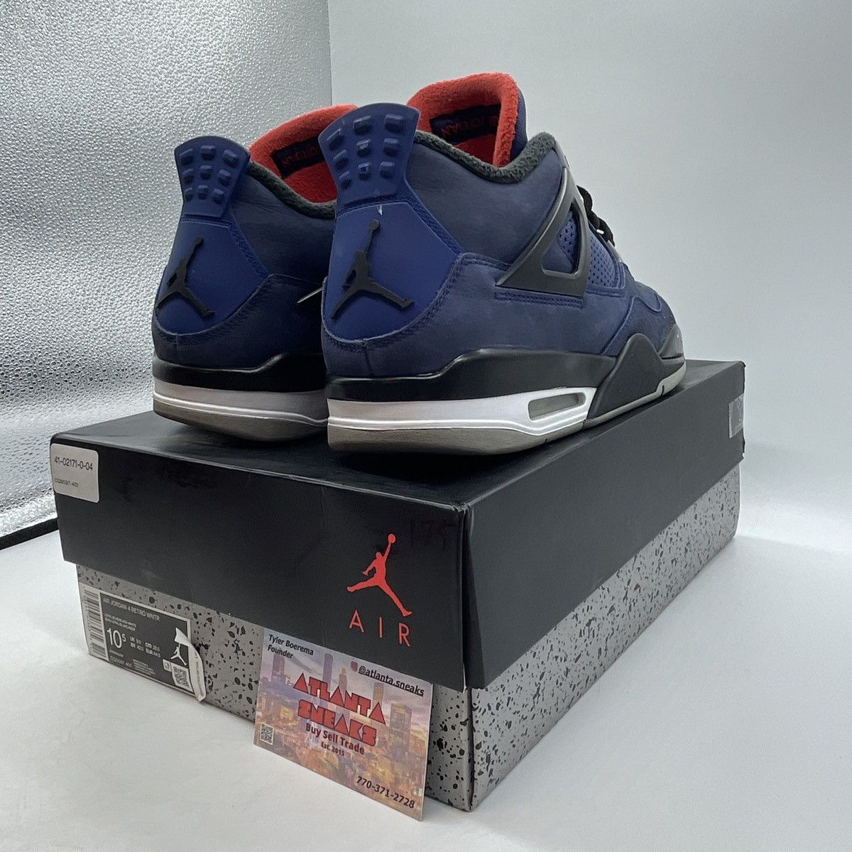 Jordan Brand Air Jordan 4 winter loyal blue Size US 10.5 / EU 43-44 - 5 Thumbnail