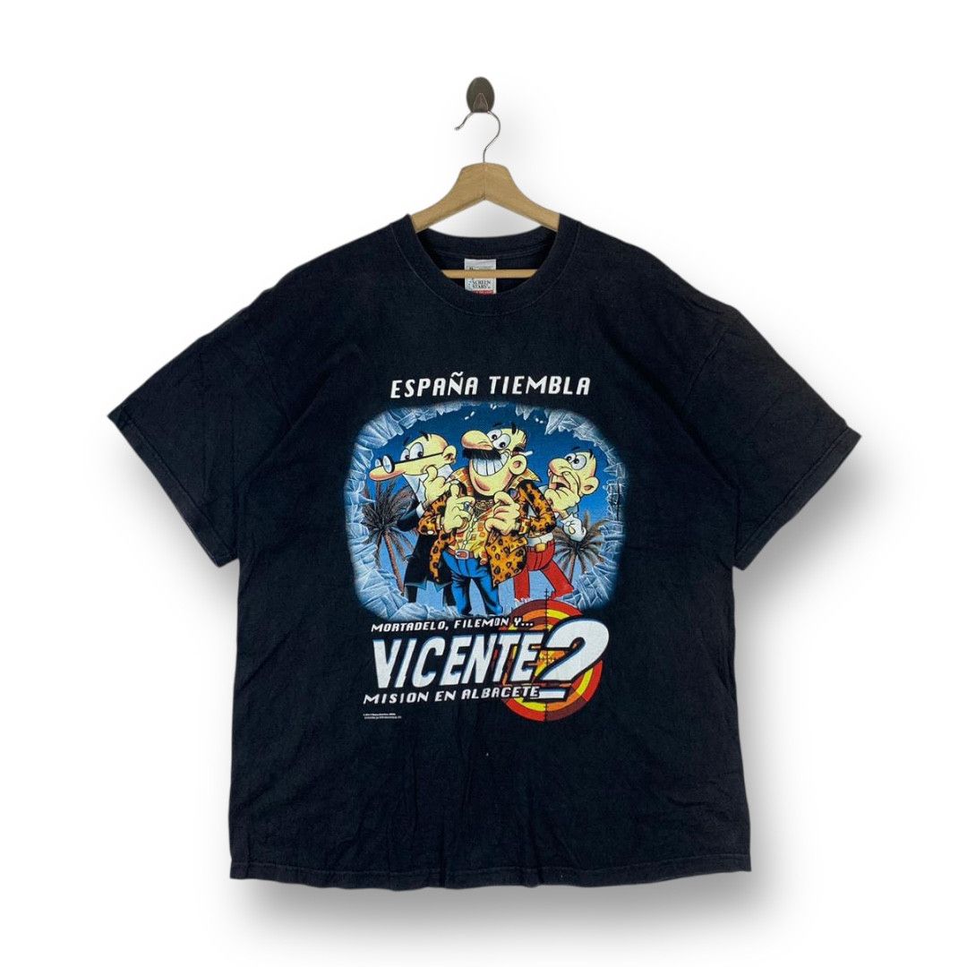 Other Vintage Y2K MORTADELO Y FILEMON spanish comic series tee Size US XL / EU 56 / 4 - 1 Thumbnail