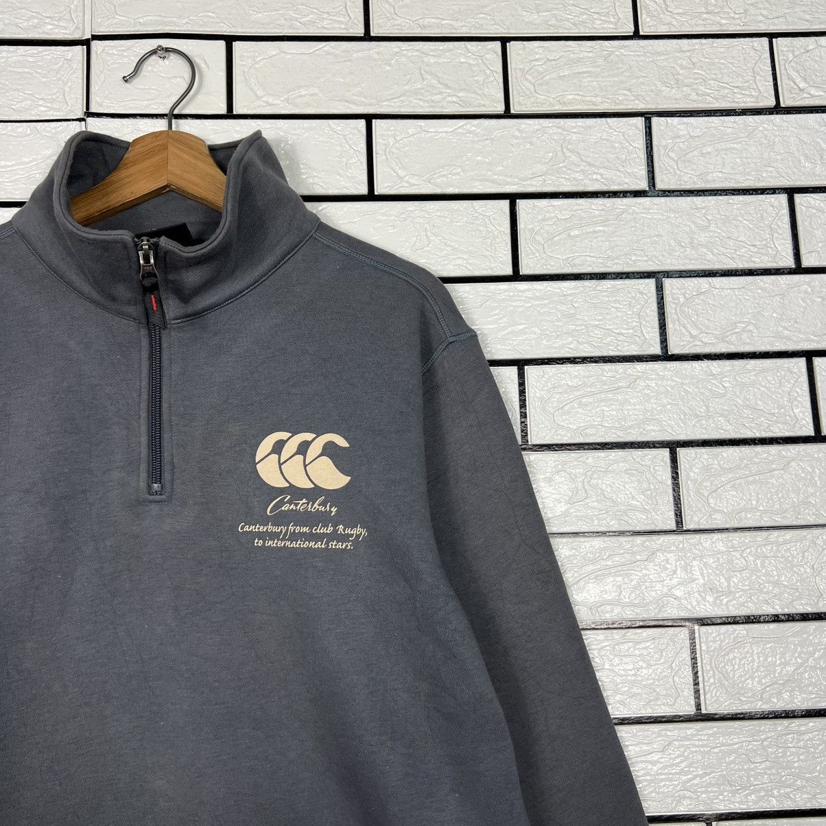 Canterbury of New Zealand Vintage 90's CANTERBURY Half Zipper Sweatshirt #4180-C191 Size US L / EU 52-54 / 3 - 4 Thumbnail