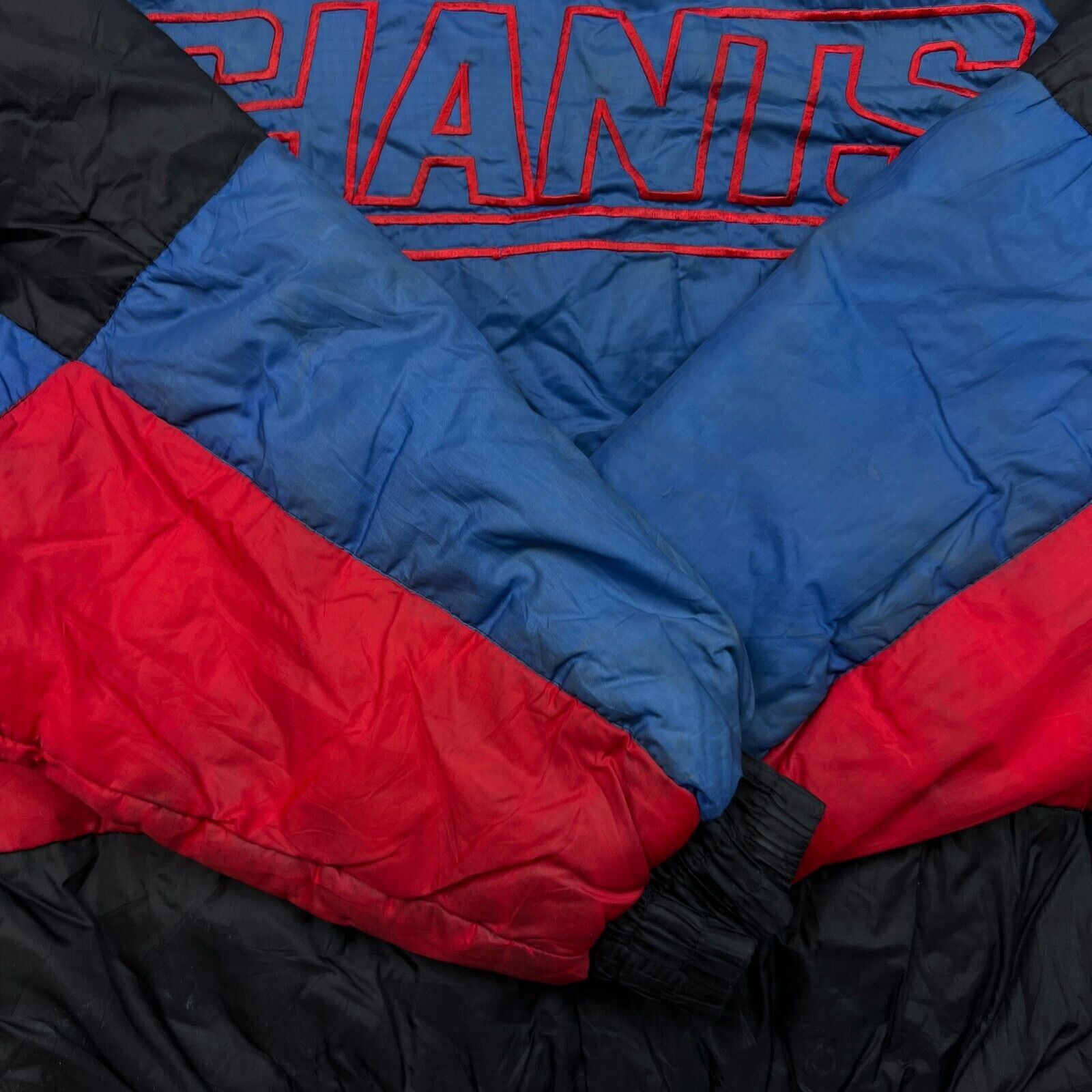 NFL × Pro Player × Vintage VTG 90s Pro Player New York Giants Jacket Large Zip NFL Coat Size US L / EU 52-54 / 3 - 13 Thumbnail