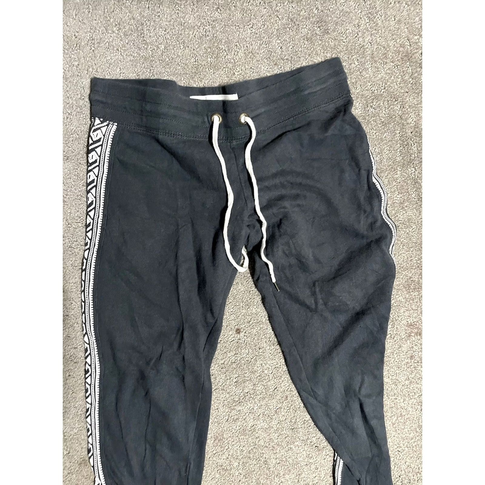 Vintage Aeropostale Sweatpants Women's Size Small Gray Drawstring Elastic Waist Size 28" / US 6 / IT 42 - 2 Thumbnail