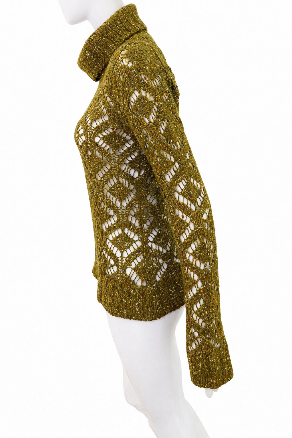 Dolce & Gabbana D&G Dolce & Gabbana Knit Sweater Net Open Crochet Pullover Size M / US 6-8 / IT 42-44 - 7 Thumbnail