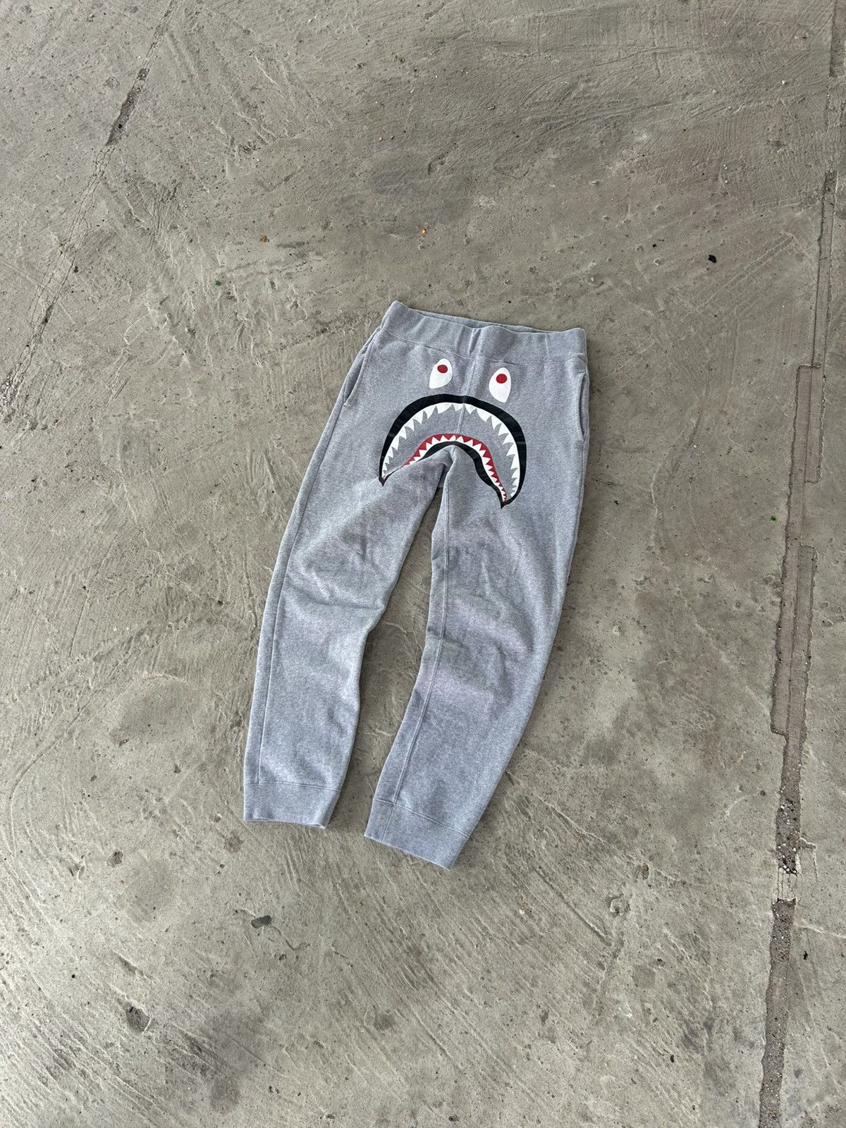 Bape Rare Bape Shark Sweatpants Grey Blue Camo Pocket Y2K Size S Size US 30 / EU 46 - 4 Thumbnail