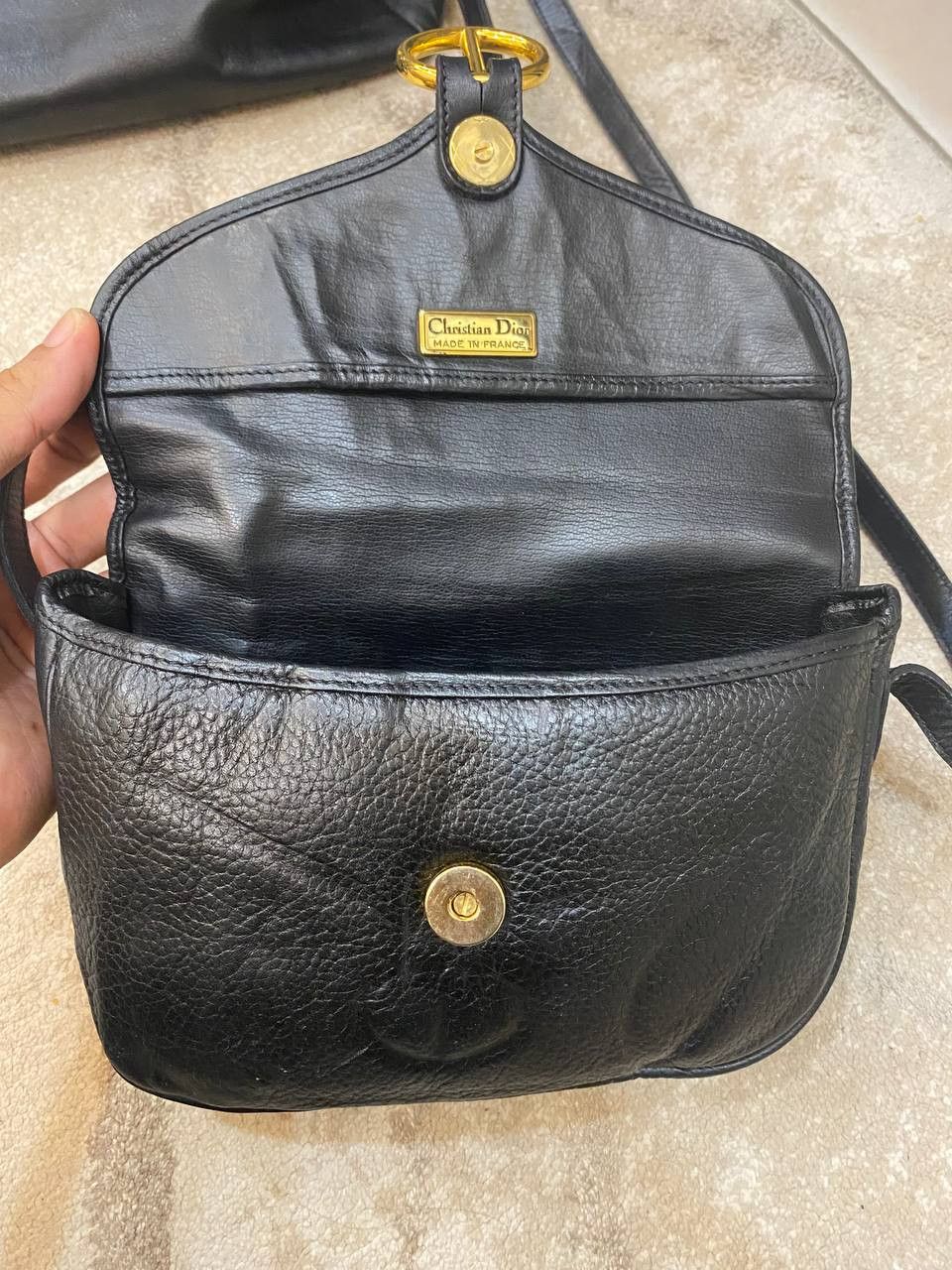 Dior Christian Dior BOBBY LEATHER CROSSBODY BAG Size ONE SIZE - 7 Thumbnail