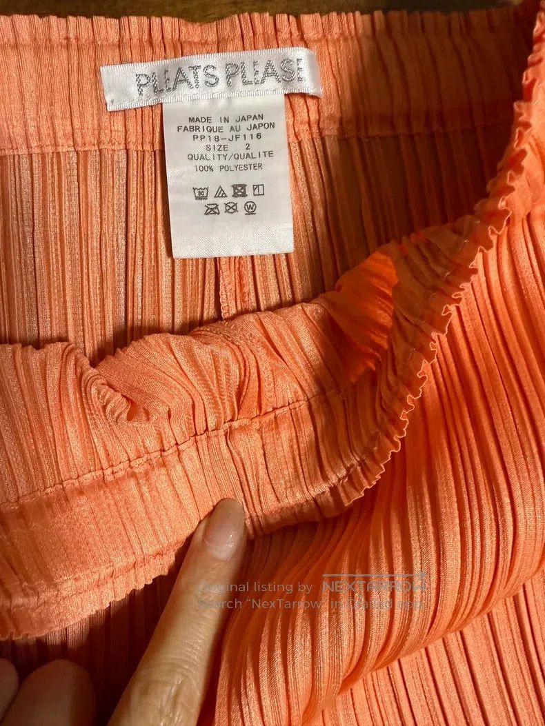 Issey Miyake Issey Miyake Orange Trousers Size 25" / US 0 / IT 36 - 2 Thumbnail