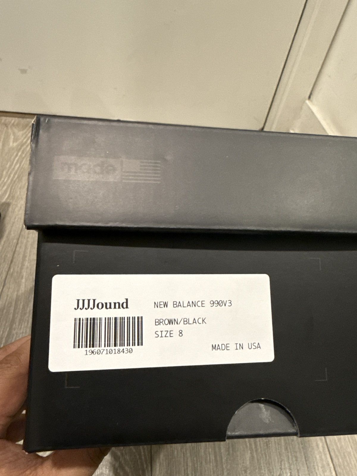 JJJJound × New Balance JJJJOUND x New Balance 990v3 Brown/Black Size US 8 / EU 41 - 6 Thumbnail