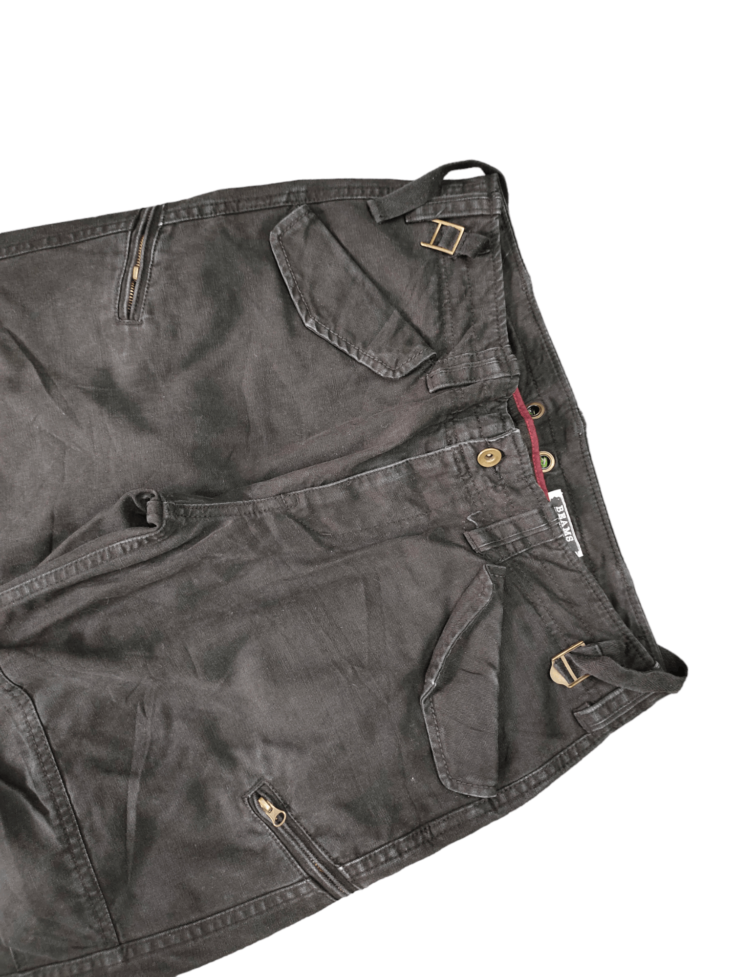 Beams Plus Baggy Pants Beams Multi Zipper Pocket Duck Cotton Pants Size US 32 / EU 48 - 4 Thumbnail