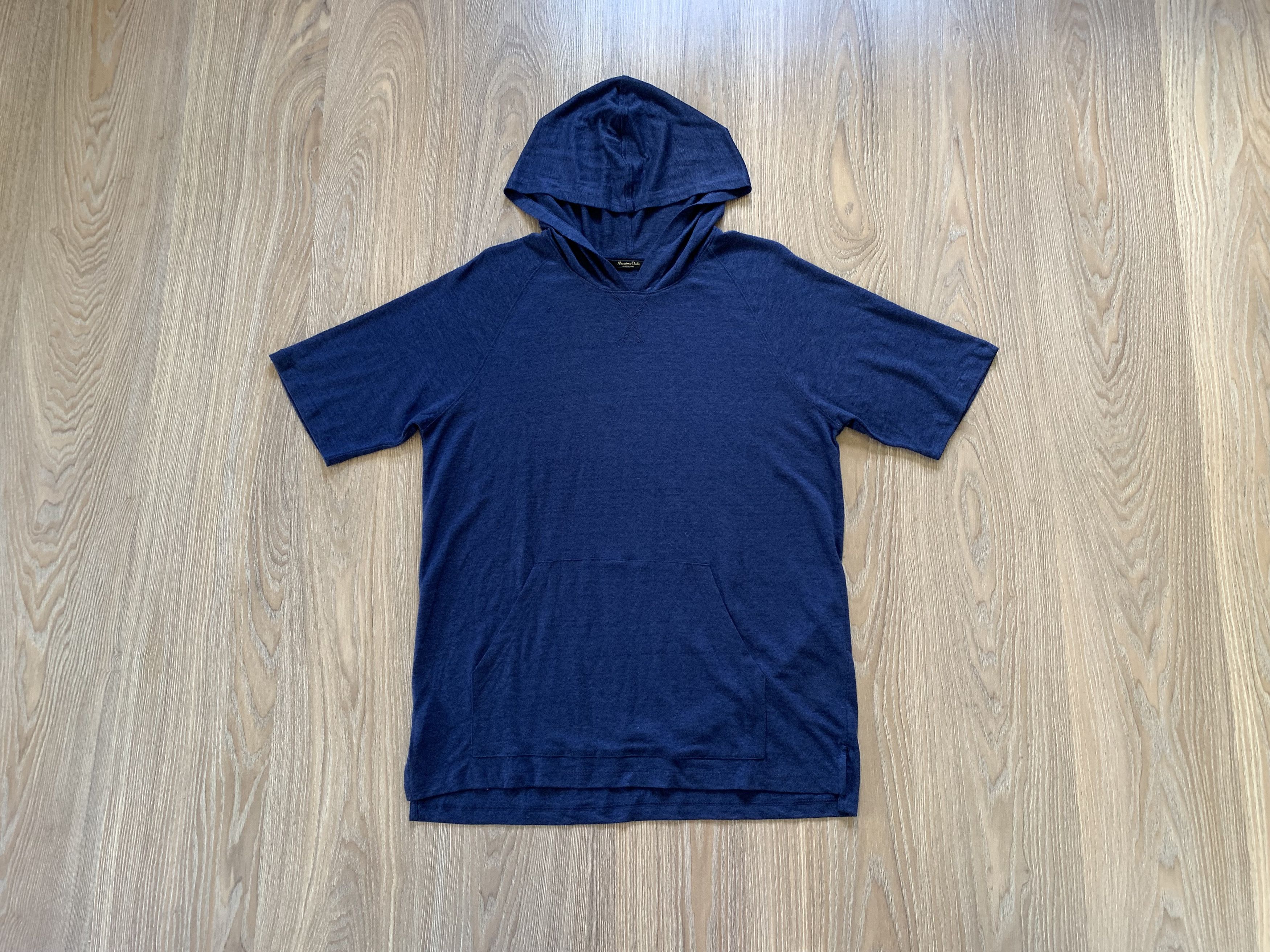 Massimo Dutti Massimo Dutti Linen T-Shirt With Hood Size US M / EU 48-50 / 2 - 1 Thumbnail