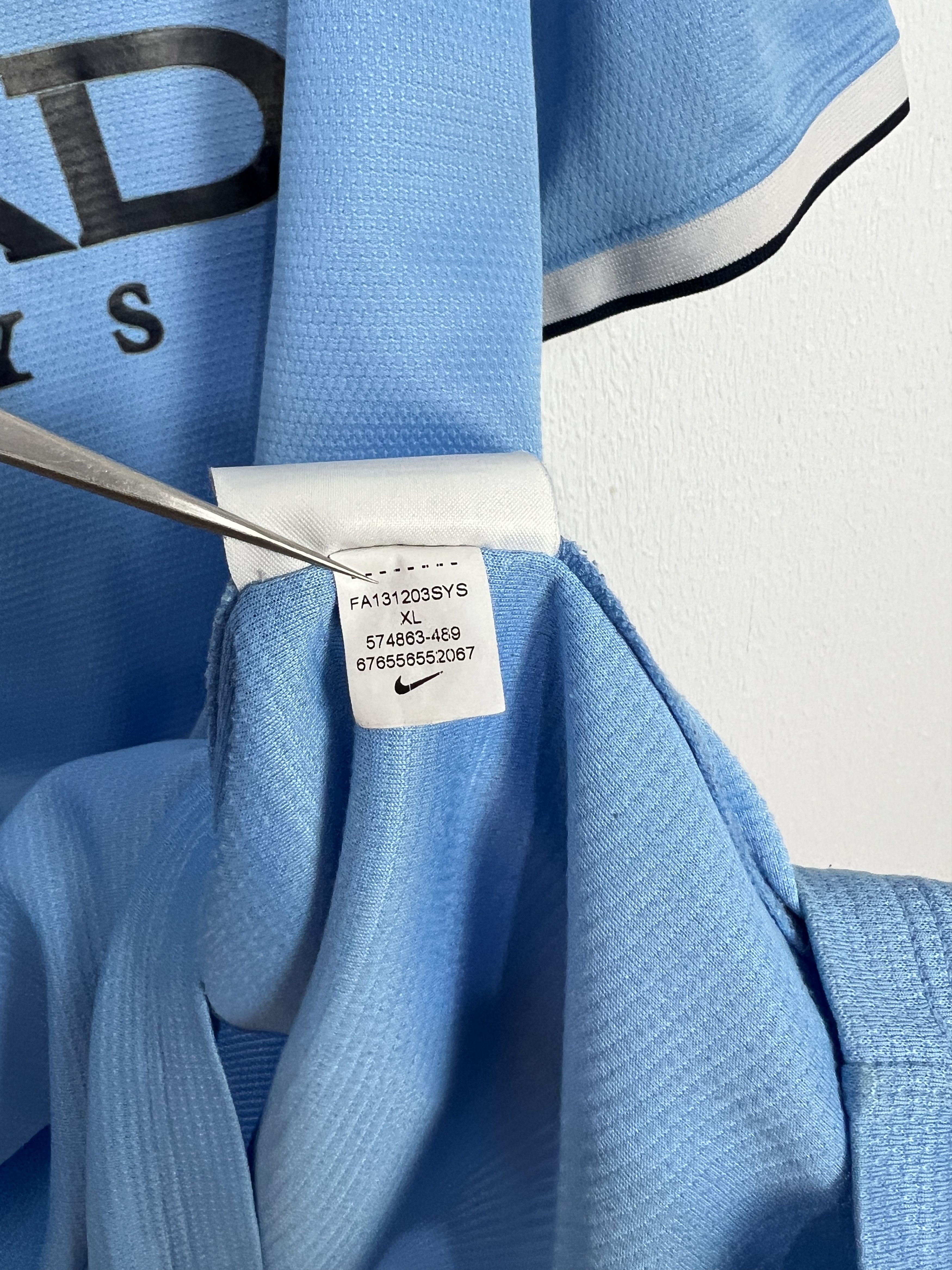 Nike Manchester City Home football shirt 2013 Soccer Nike Size US XL / EU 56 / 4 - 12 Thumbnail