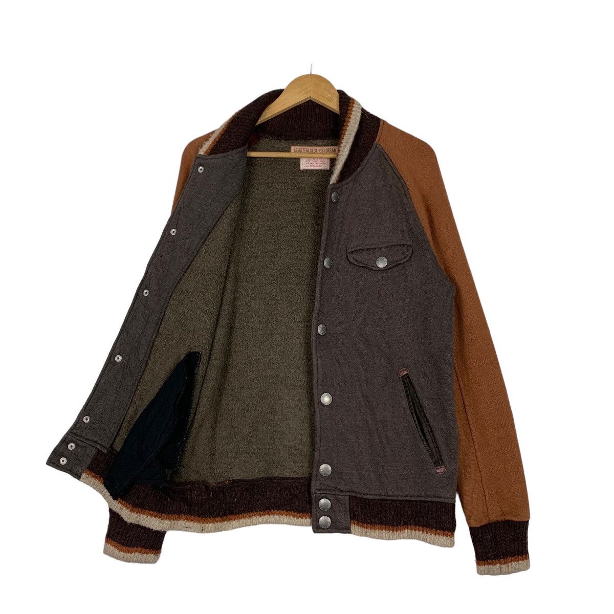 Japanese Brand KRIFF MAYER HeartfulClothes&Dream Varsity Jacket #1104-C50 Size US M / EU 48-50 / 2 - 9 Thumbnail
