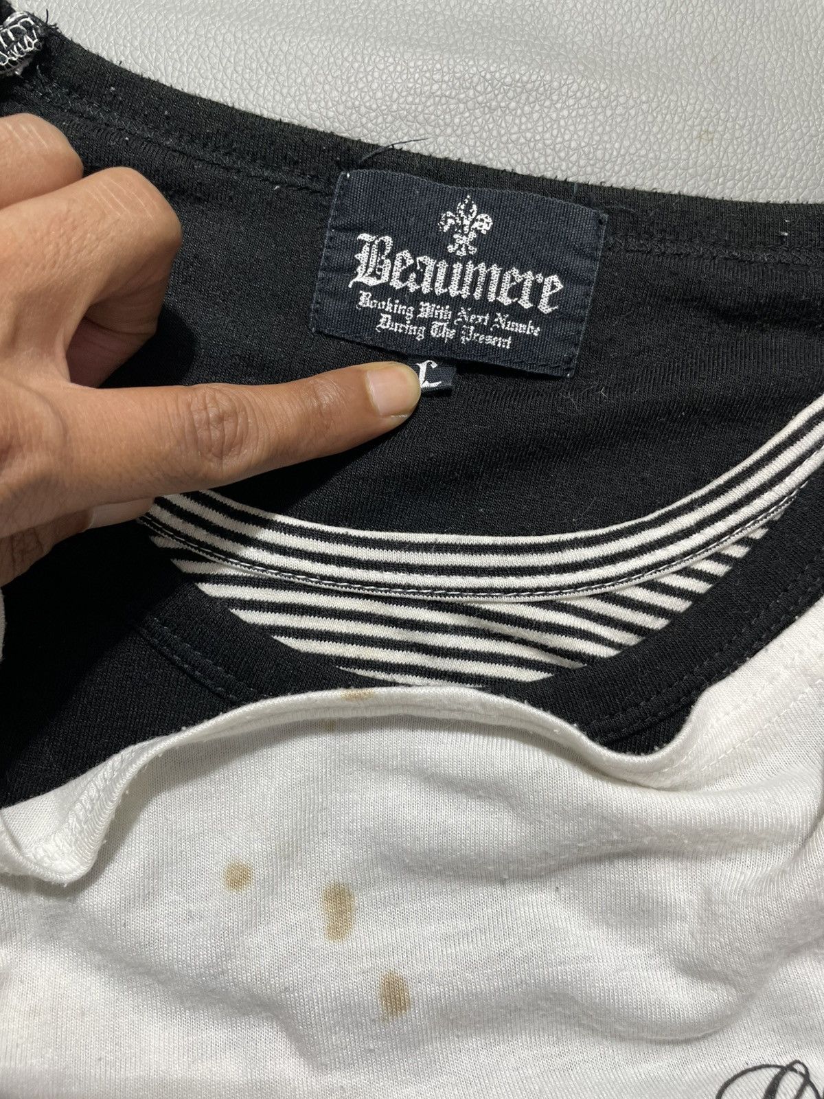 GOA Archive Beaumere triple layer poem tshirt punk vkei ifsix Size US L / EU 52-54 / 3 - 4 Thumbnail