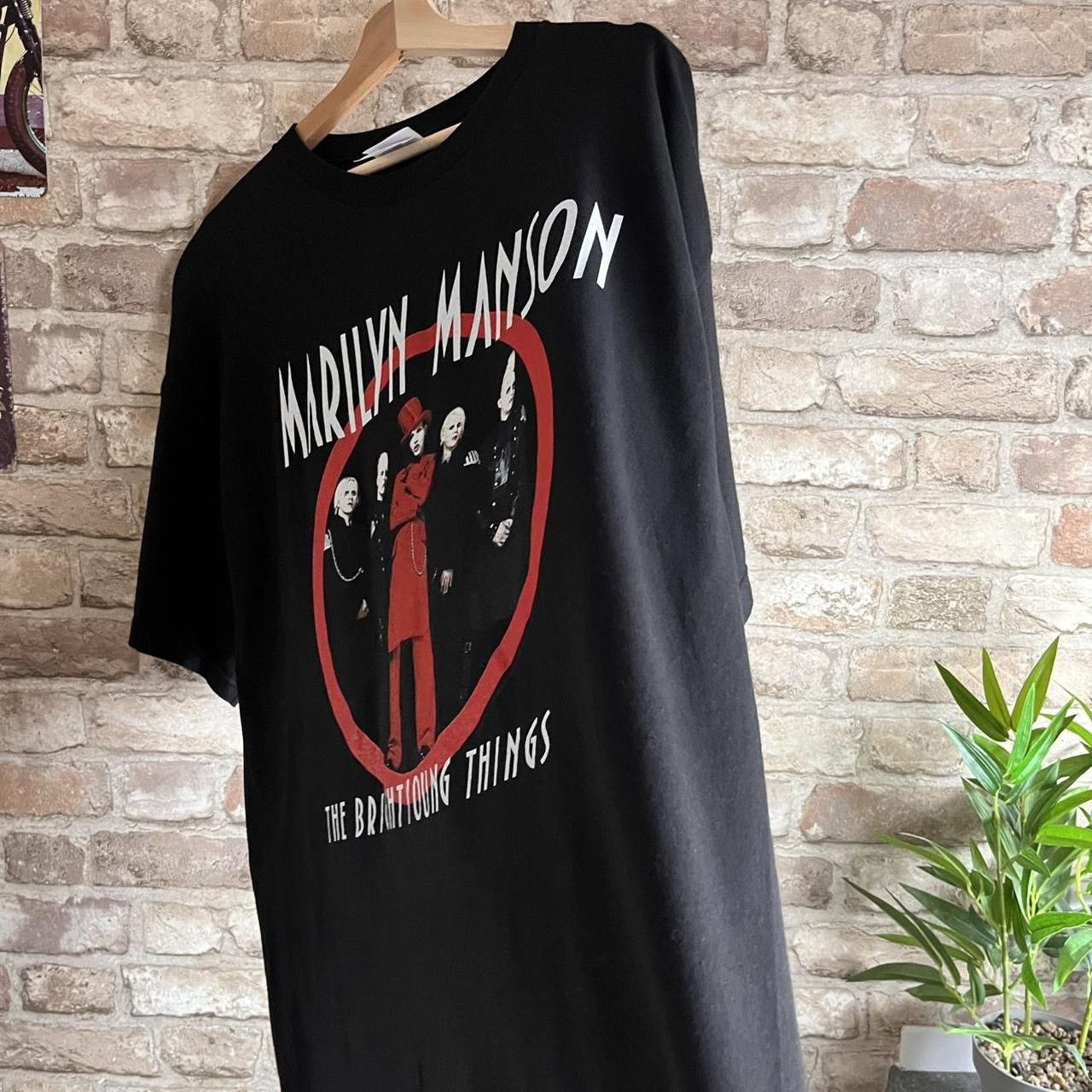 Marilyn Manson Y2K 00s Marilyn Manson vintage band tee Size US XXL / EU 58 / 5 - 6 Thumbnail