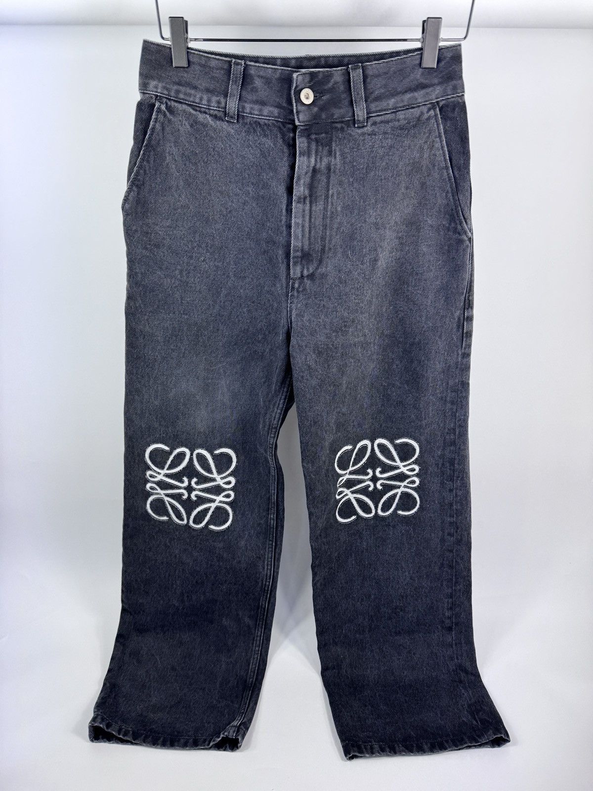 Loewe Loewe Anagram Black Jeans Size 26" / US 2 / IT 38 - 1 Thumbnail