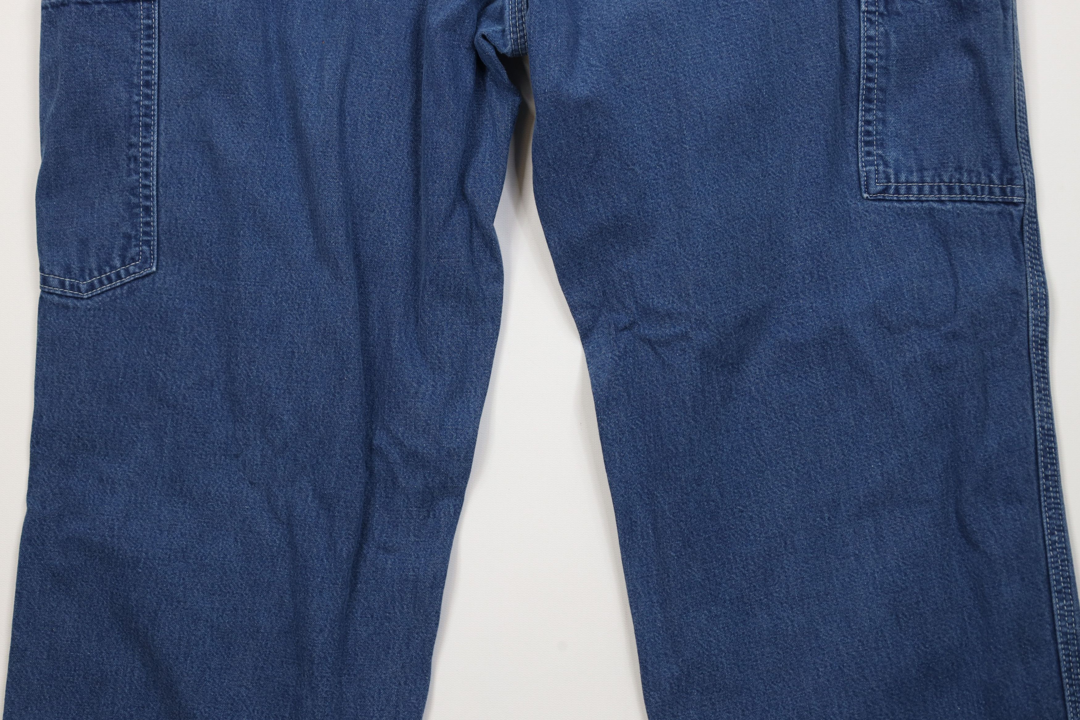 Carhartt Vintage Y2K Carhartt Wide Leg Dungaree Denim Jeans Blue Size US 40 / EU 56 - 14 Thumbnail