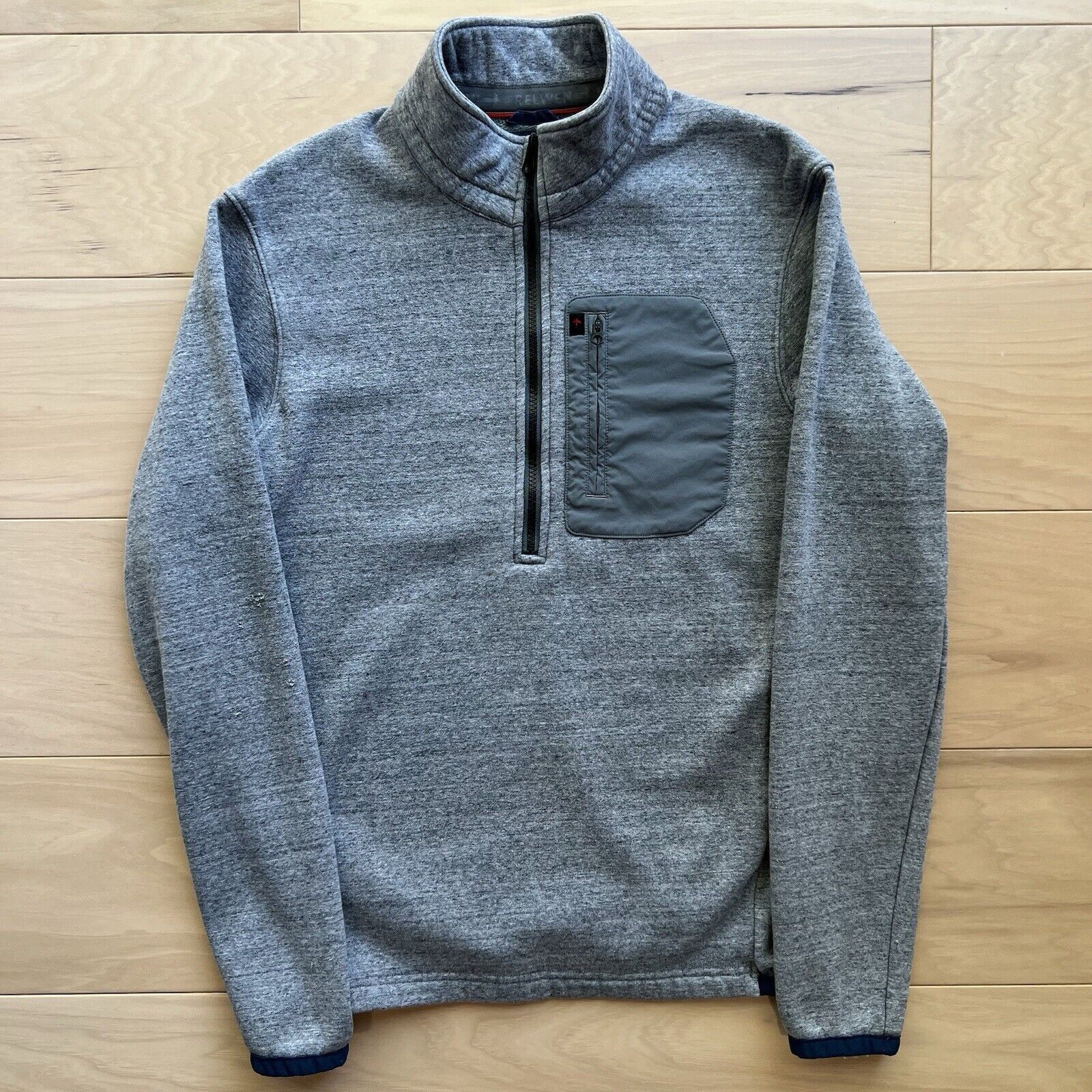 Relwen Relwen Micropile Half Zip Small Gray Lightweight Pullover Size US S / EU 44-46 / 1 - 2 Thumbnail