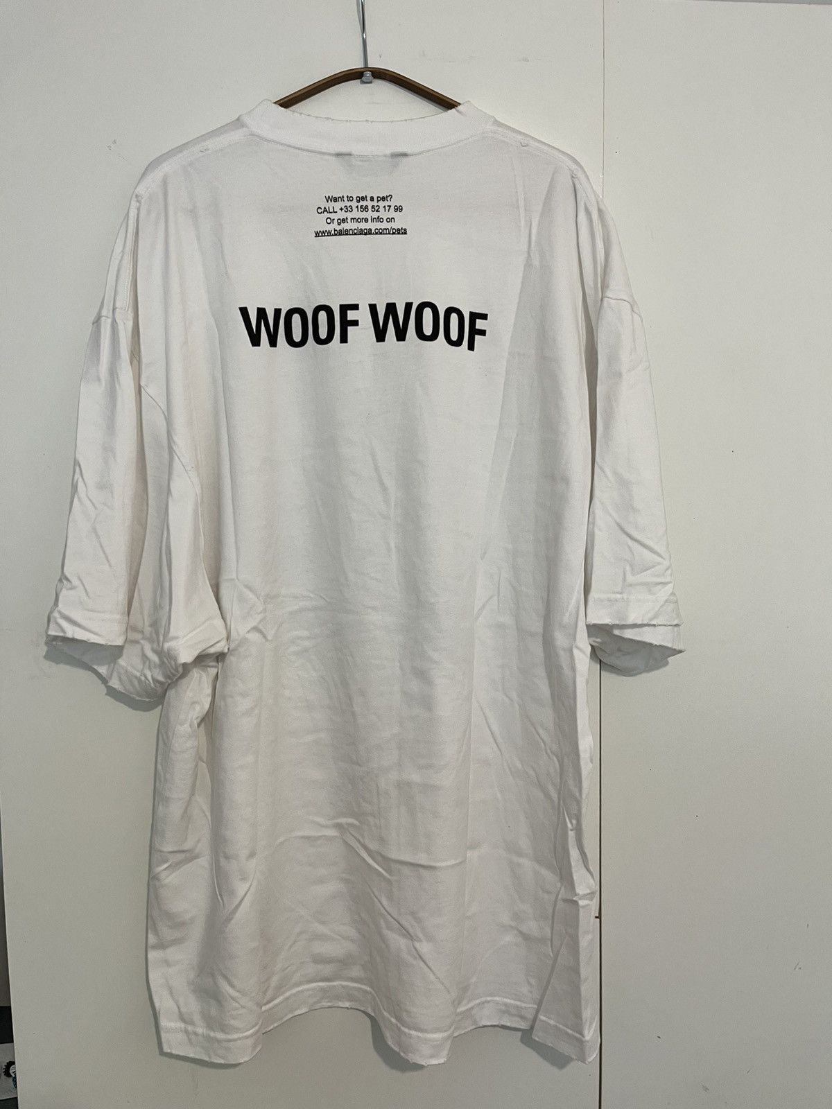 Balenciaga Balenciaga I love dogs t-shits white Size US XS / EU 42 / 0 - 2 Thumbnail